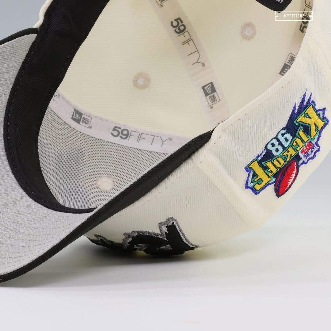 Born X Raised × NFL × New Era SIZE 7 OAKLAND RAIDERS 1998 NFL DRAFT NEW ERA FITTED HAT Size ONE SIZE - 6 Thumbnail