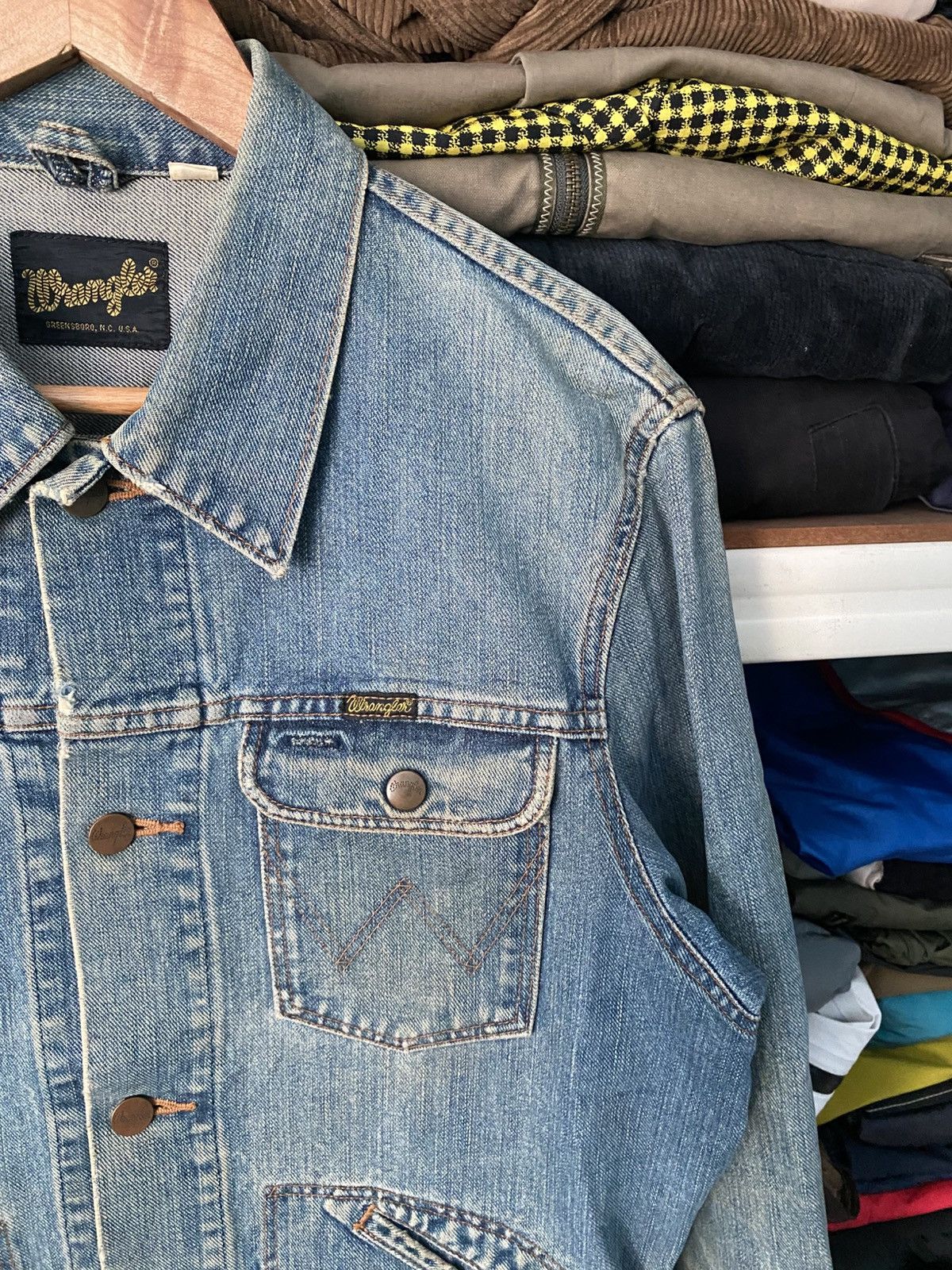 Wrangler Vintage Wrangler 90s Trucker Denim 4 Pocket Jacket Size US L / EU 52-54 / 3 - 3 Thumbnail