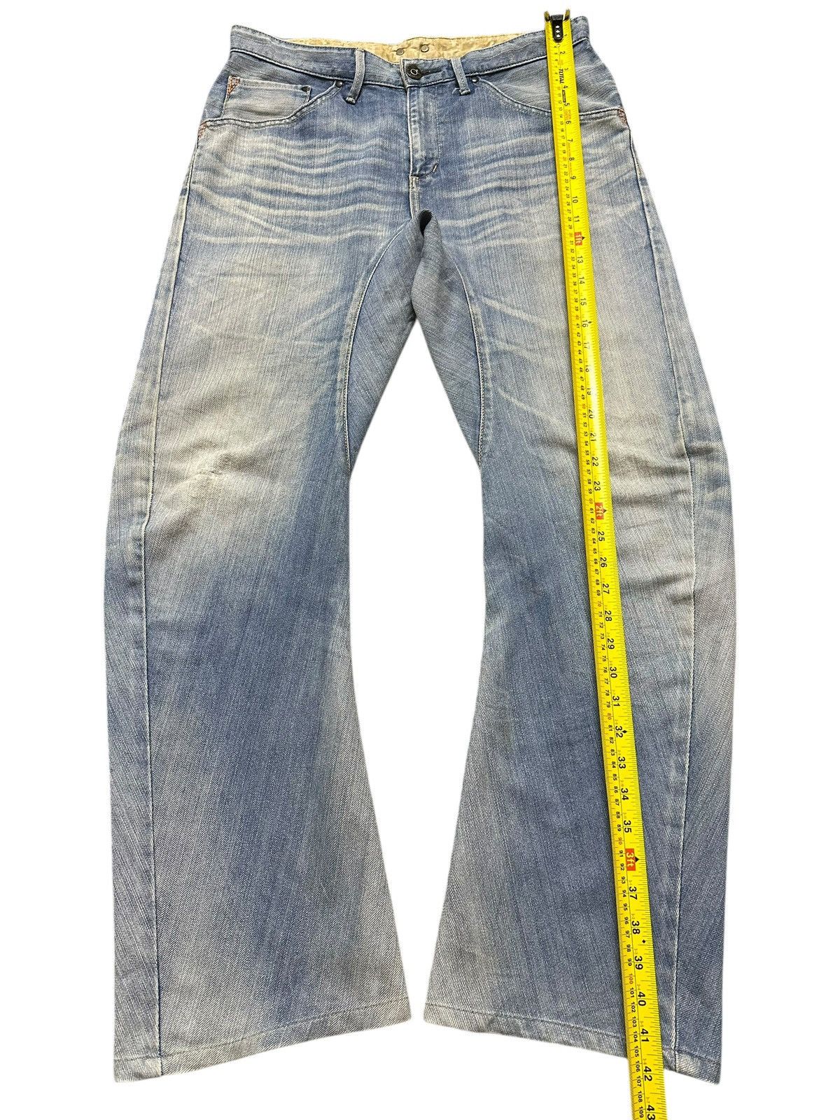Edwin Vintage Edwin E-Function Blue Faded Wash Style Loose Jeans Size US 32 / EU 48 - 13 Thumbnail
