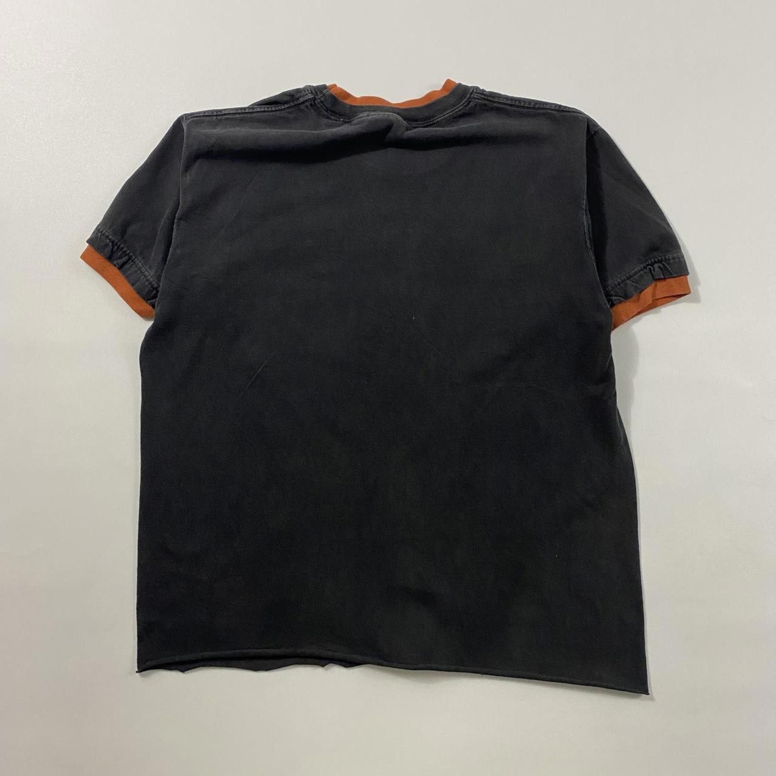 Vintage Vintage 90s Wolf Nature Black Tee Size US M / EU 48-50 / 2 - 2 Thumbnail