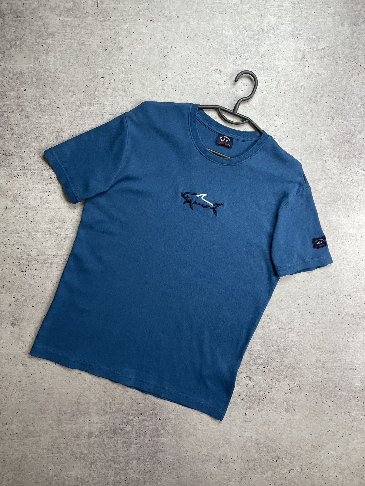Paul & Shark Paul Shark Embroidered Shark Tshirt Size US M / EU 48-50 / 2 - 1 Thumbnail