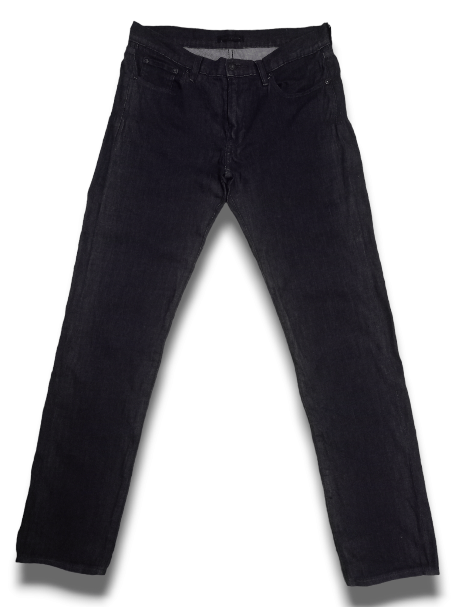 Japanese Brand × Uniqlo Vintage Japanese Uniqlo Black Pleated Denim Pants 31x32 Size US 31 - 3 Thumbnail