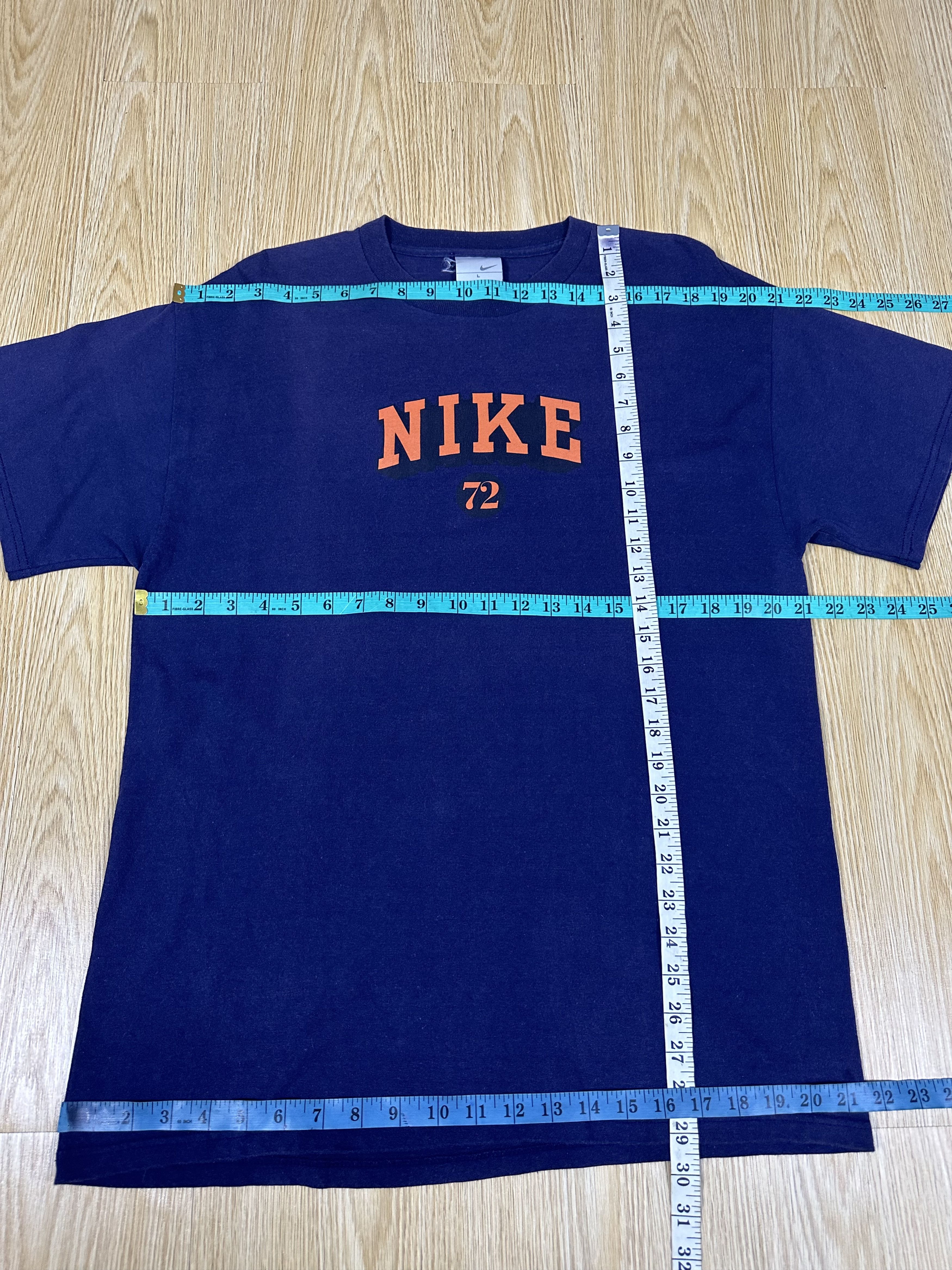 Nike Nike 72 Faded Washed Vintage Tshirt A348 Size US L / EU 52-54 / 3 - 6 Thumbnail