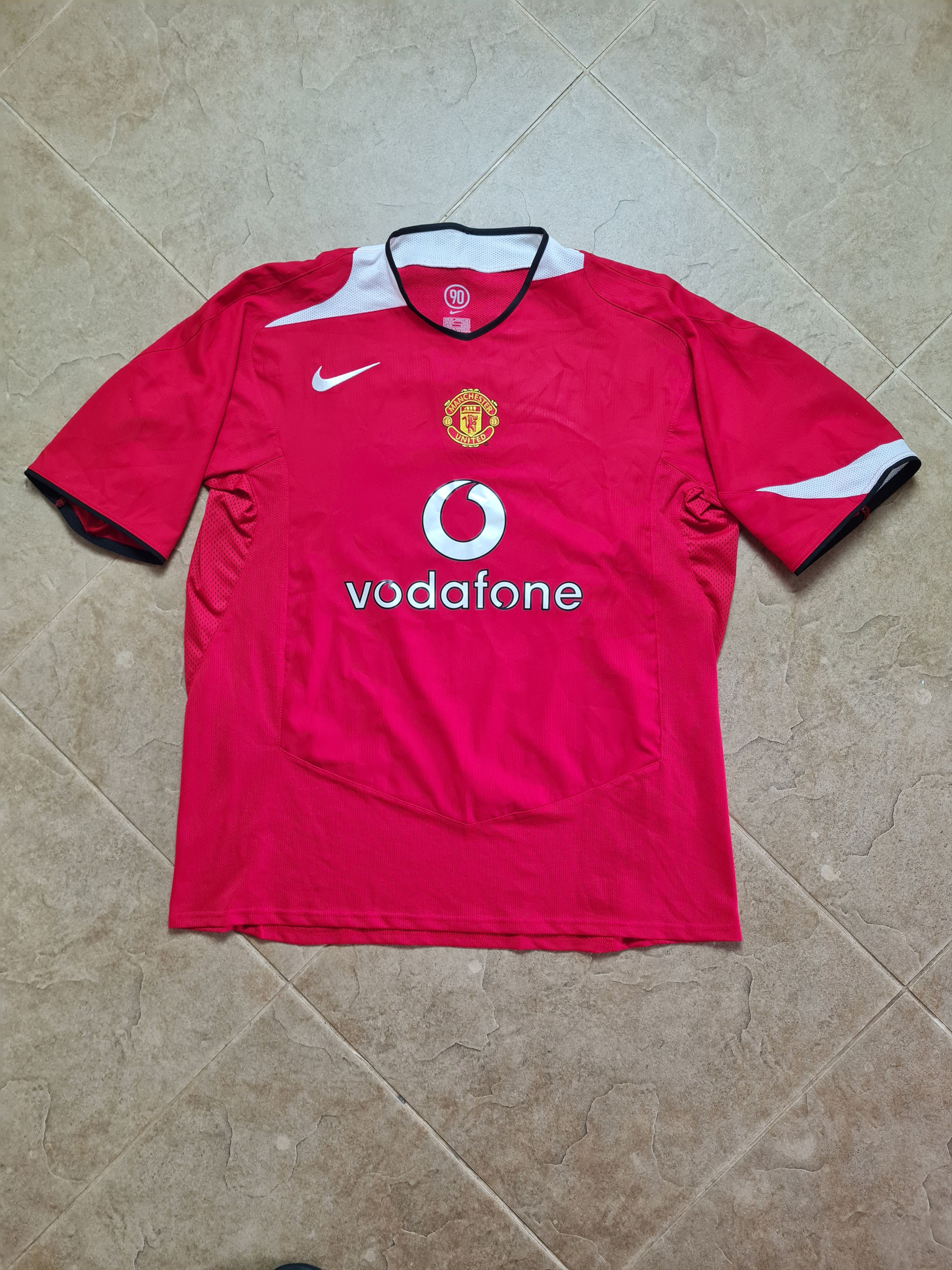 Nike Manchester United Home 2004 - 2006 Nike XL Shirt #20 Clark Size US XL / EU 56 / 4 - 1 Thumbnail