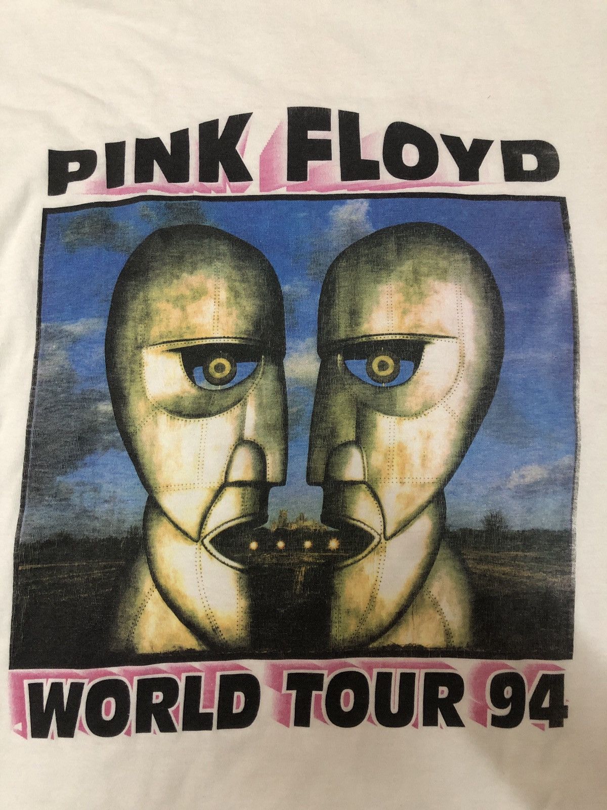 Band Tees × Pink Floyd × Vintage Vintage 90s PINK FLOYD World Tour 94 Band Tee Size US XL / EU 56 / 4 - 4 Thumbnail