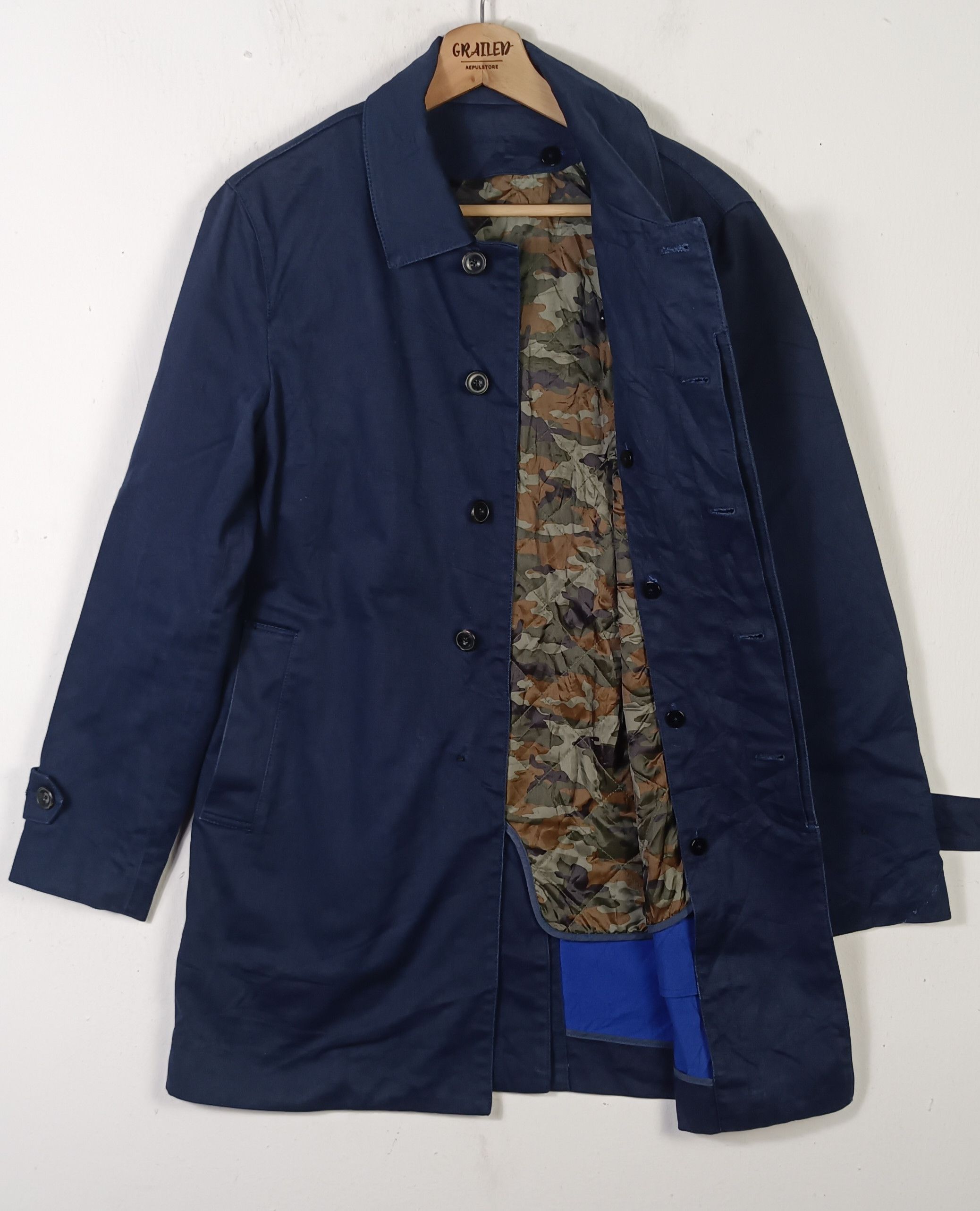 ABAHOUSE × Japanese Brand Vintage Abahouse Half Coat Jacket Size US M / EU 48-50 / 2 - 1 Thumbnail