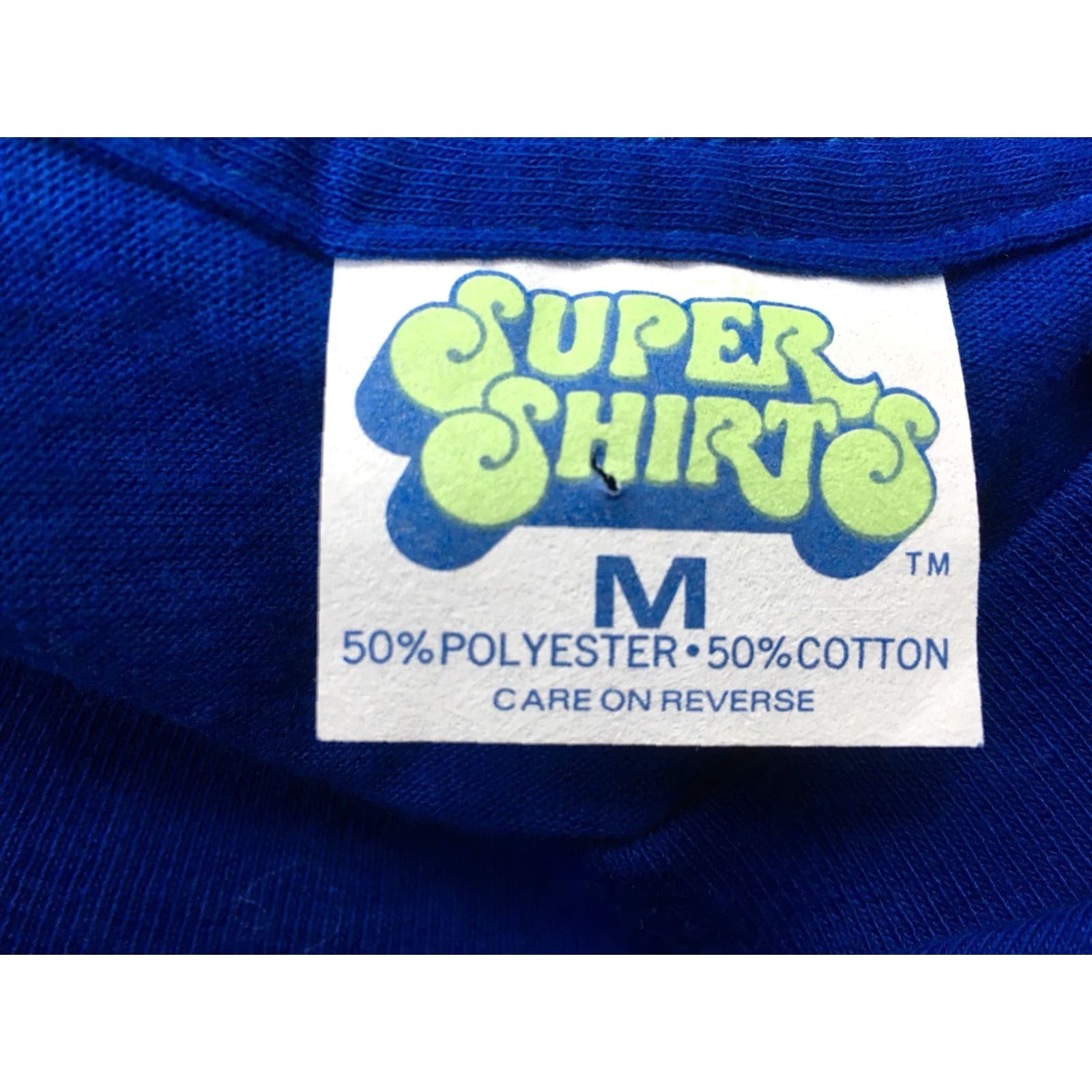 Vintage VINTAGE Super Shirts Beer T-Shirt M Men United States Blue 1980s 80s Graphic Tee Tavern Hoppin Size US M / EU 48-50 / 2 - 4 Thumbnail