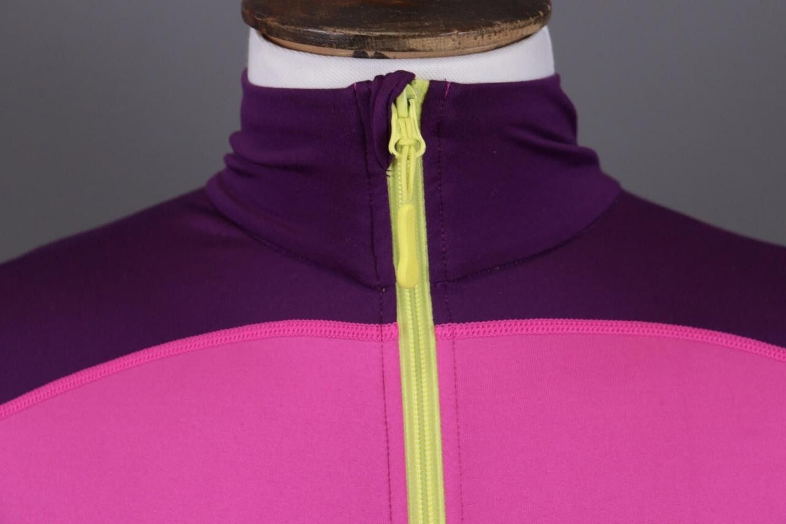 Designer Woman Kari Traa Pink Colorblock Track Jacket Size L Size L / US 10 / IT 46 - 4 Thumbnail
