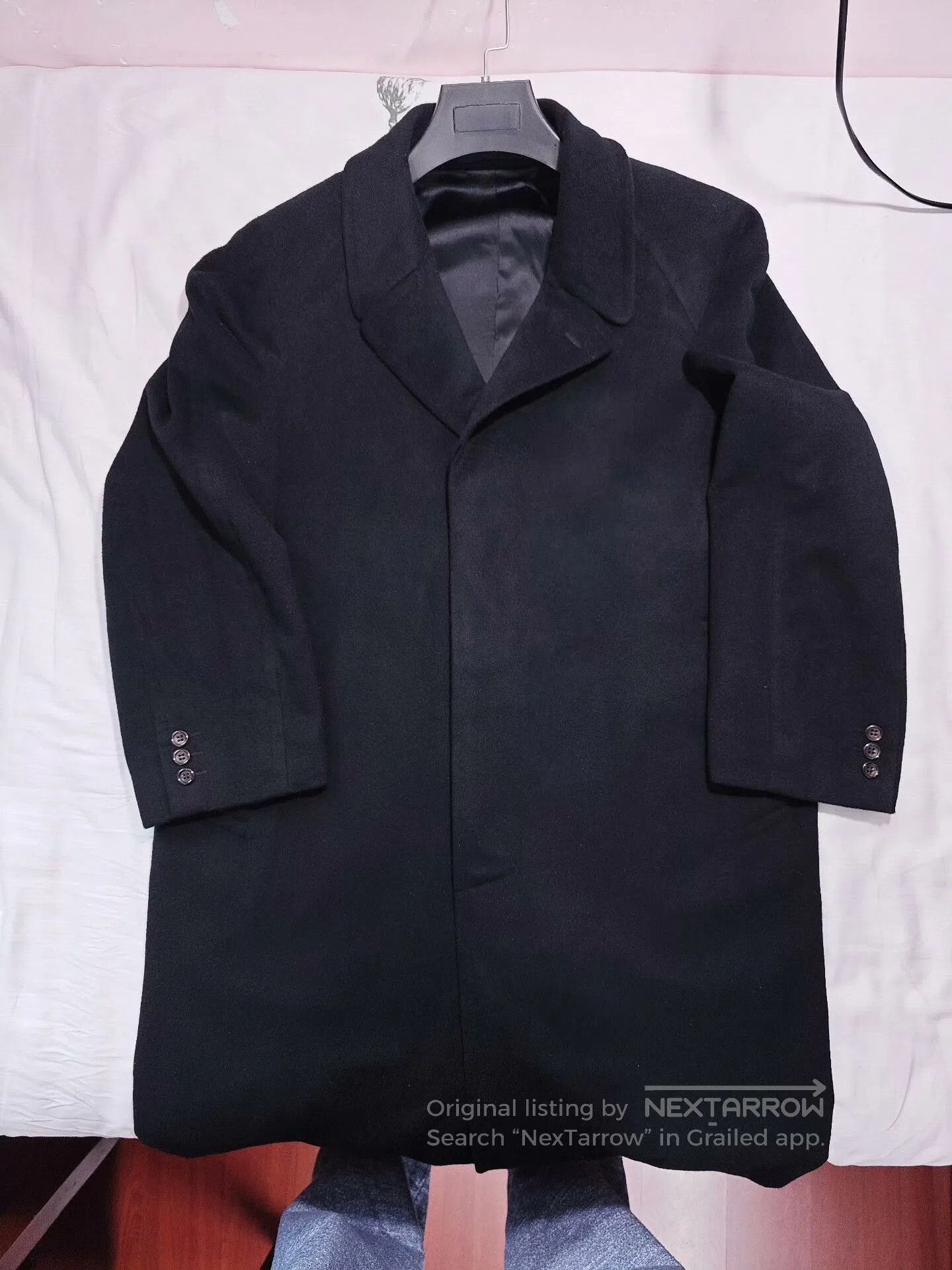 MooRER Custom Wool Blend Coat by Moorbrook. Size US M / EU 48-50 / 2 - 6 Thumbnail