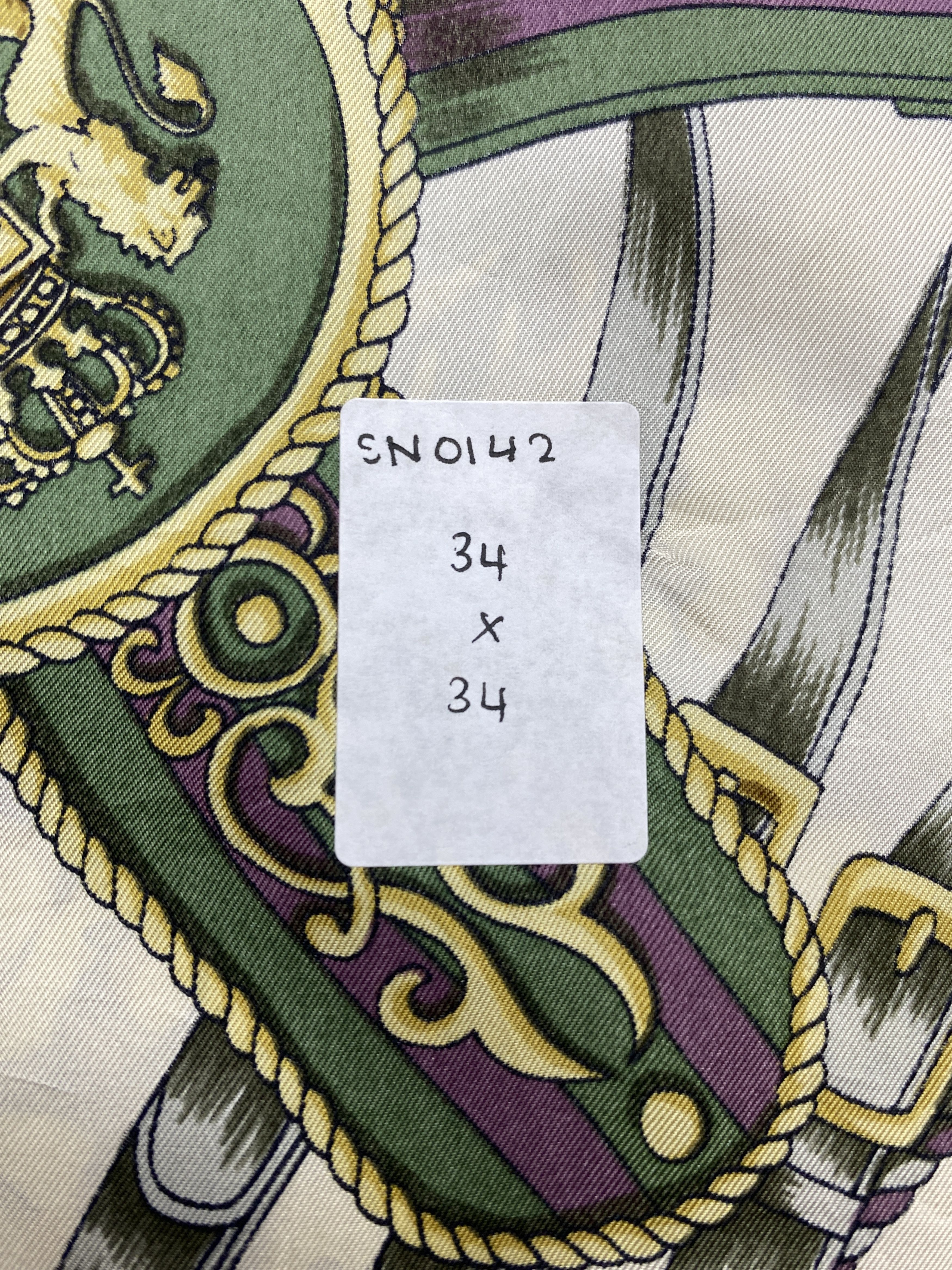 Other Vintage Mario Bonaserri Silk Scarf SN0142 Size ONE SIZE - 8 Thumbnail