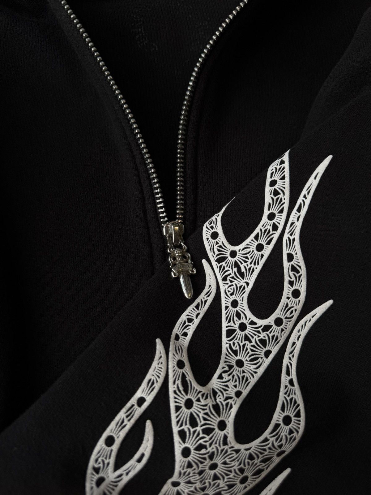 Chrome Hearts Chrome Hearts flames zip up hoodie Size US M / EU 48-50 / 2 - 4 Thumbnail