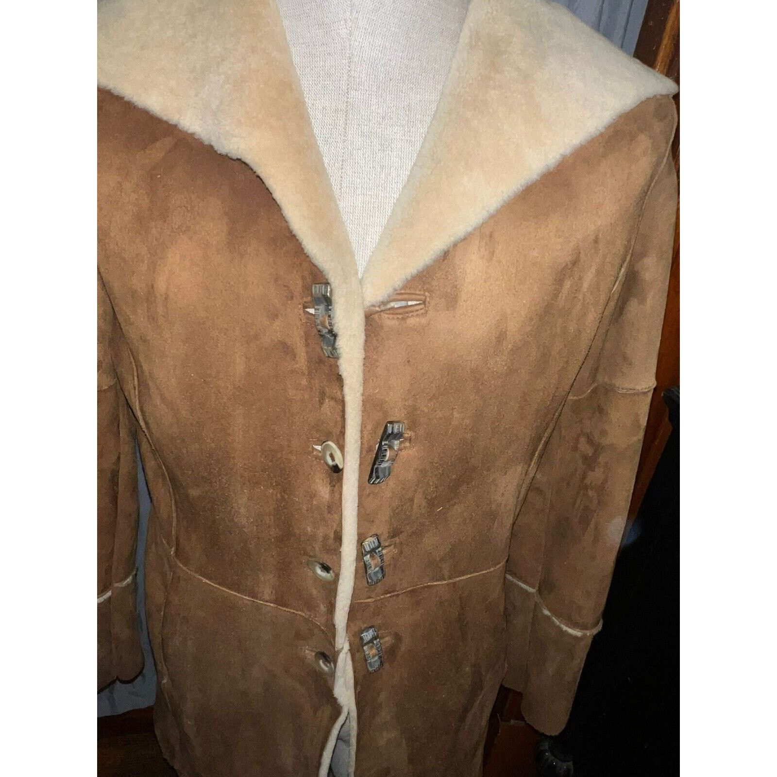 Other Reversible Genuine Shearling & Leather Coat Size S $1795 Size US S / EU 44-46 / 1 - 6 Thumbnail
