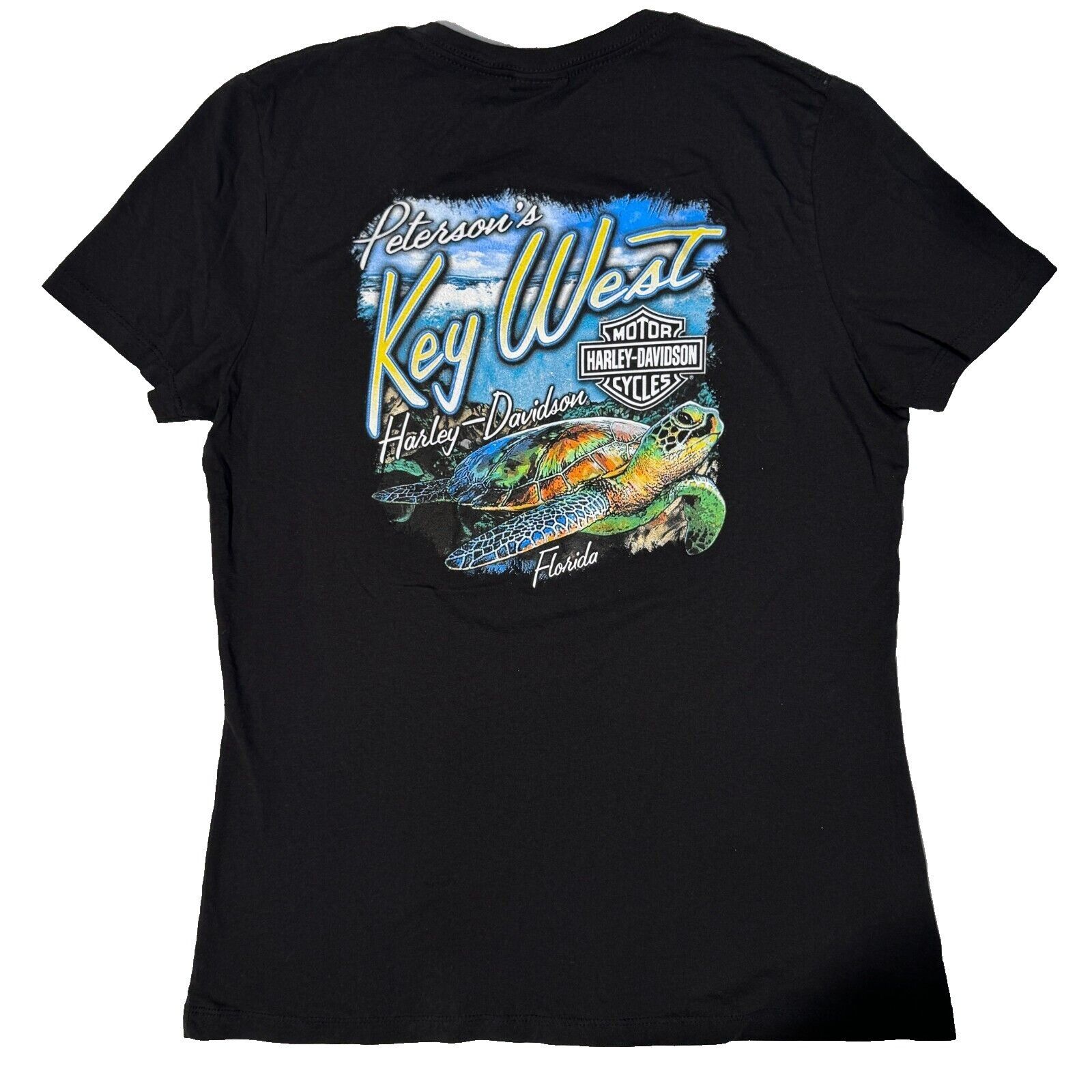 Harley Davidson Harley Davidson Key West Florida Peterson's Sea Turtle Biker Size L / US 10 / IT 46 - 1 Thumbnail