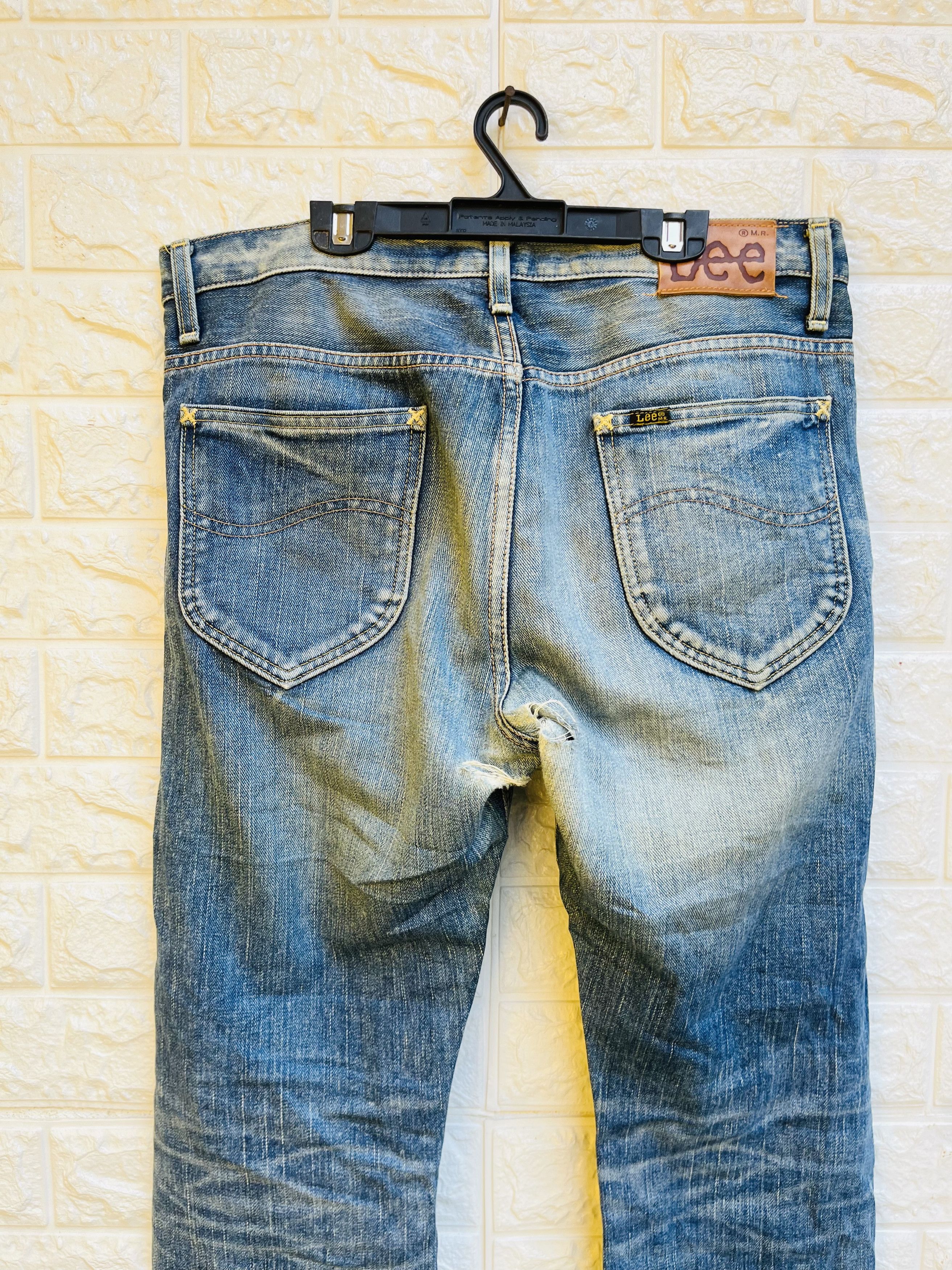 Japanese Brand × Lee × Vintage Vintage LEE 80s Distressed Japan Reproduction Fashion Style Size US 33 - 11 Thumbnail
