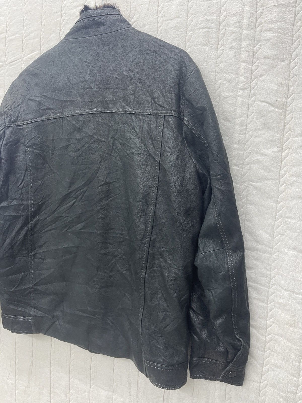 DAKS × Vintage STEALS💥DAKS GOLF RABBIT SHEARLING LEATHER JACKET Size US L / EU 52-54 / 3 - 6 Thumbnail