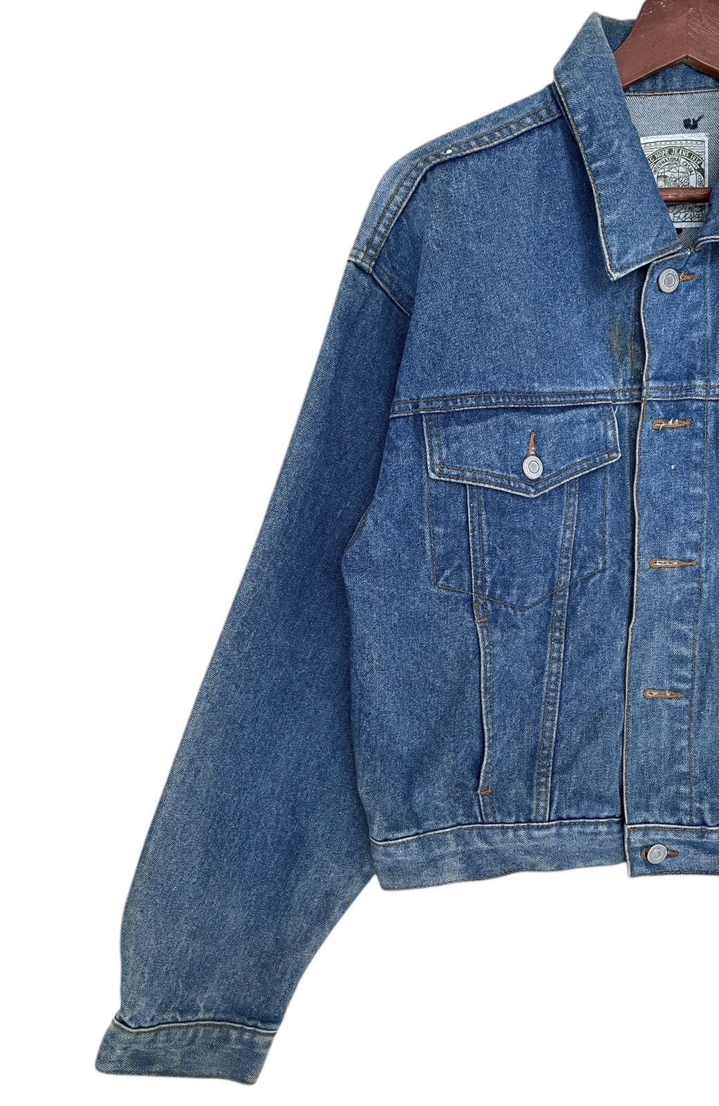 Japanese Brand × Vintage Vintage Japanese Brand Mac Nope Trucker Denim Jacket 1990s Size US M / EU 48-50 / 2 - 3 Thumbnail