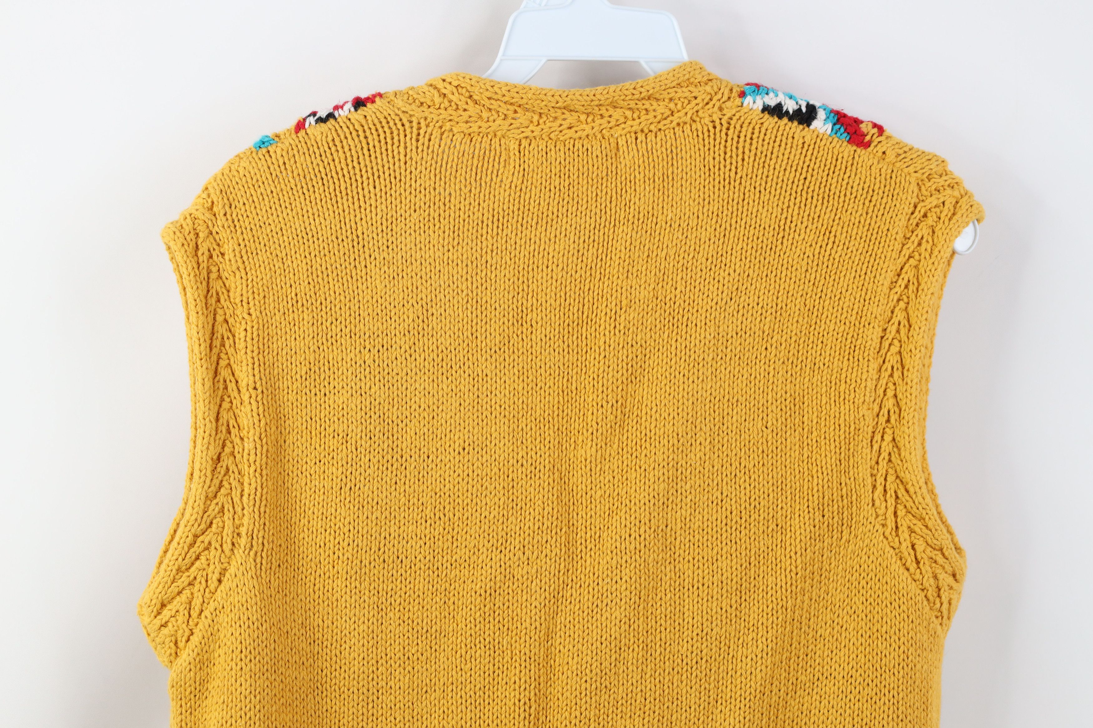 Vintage Vintage 90s Streetwear Southwestern Fair Isle Sweater Vest Size M / US 6-8 / IT 42-44 - 8 Thumbnail