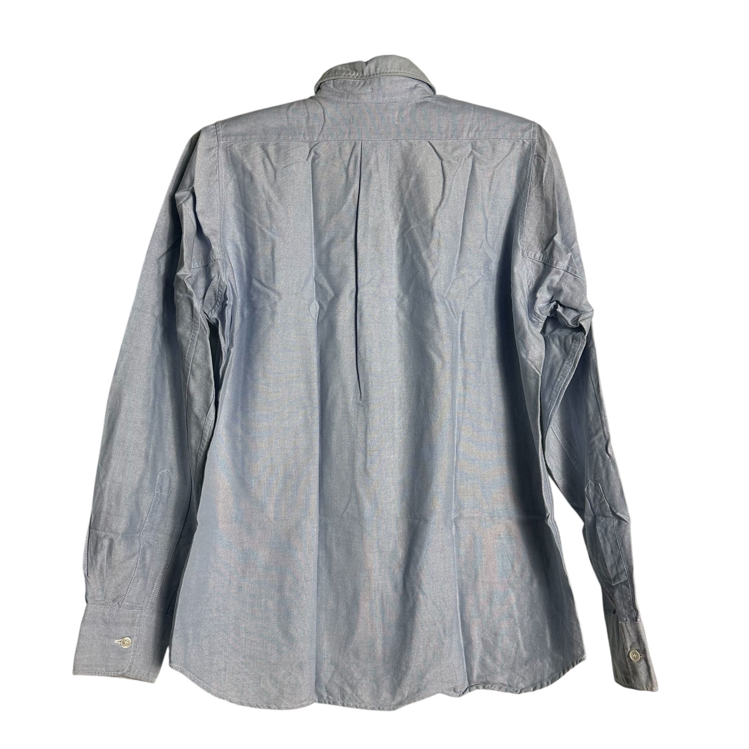 CABANE de ZUCCa × Issey Miyake × Zucca 🔥RARE🔥Zucca Issey Miyake Half Button Chambray Shirt Size US M / EU 48-50 / 2 - 3 Thumbnail