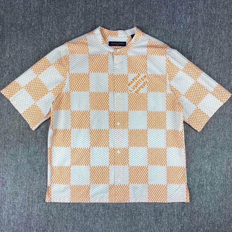 Louis Vuitton Louis Vuitton Checkerboard Shirt WM25712 - dmc Size US L / EU 52-54 / 3 - 1 Thumbnail