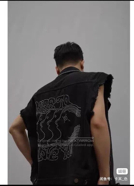 Celine CELINE Studded Heavy Duty Men's Denim Jacket| Size US M / EU 48-50 / 2 - 2 Thumbnail
