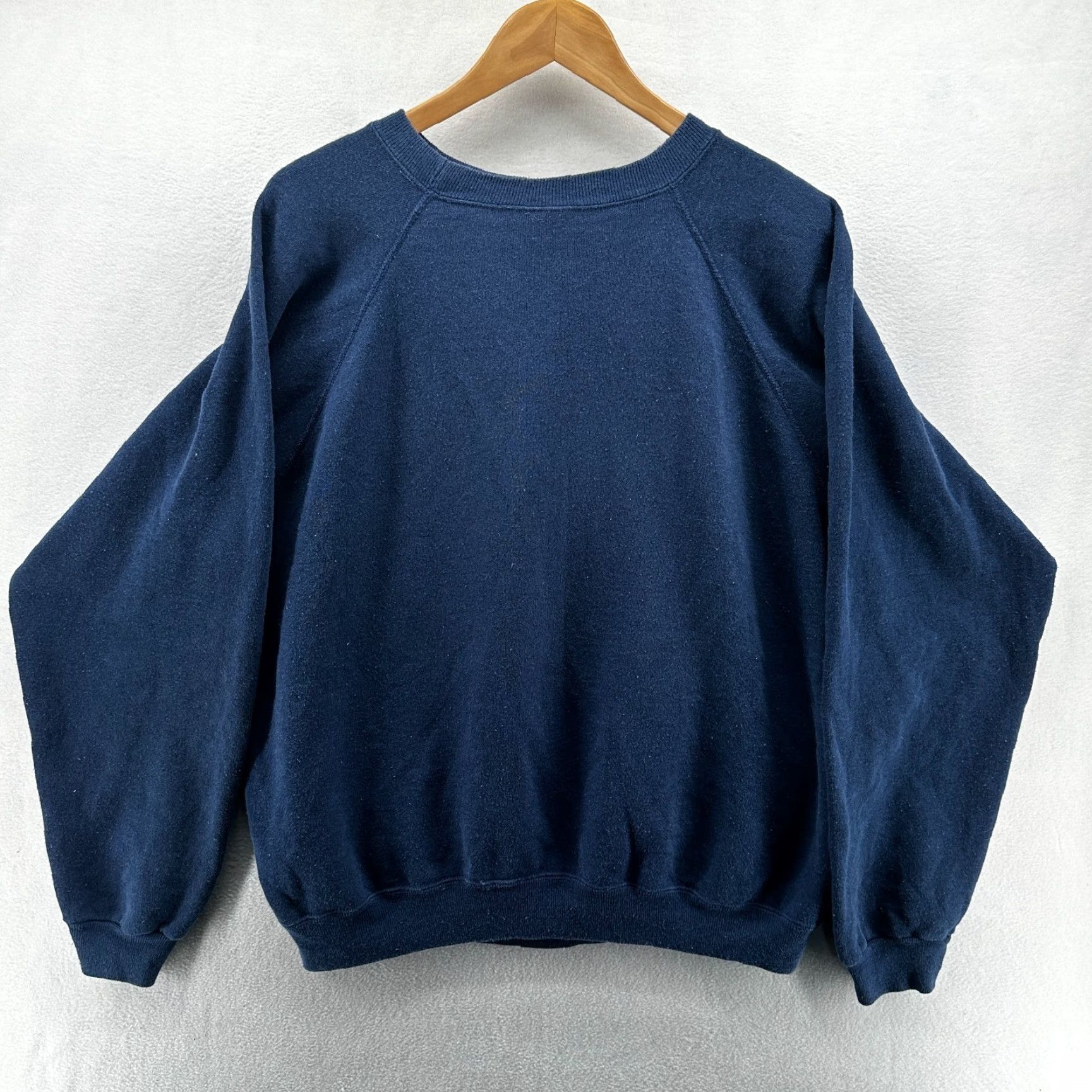 Hanes VINTAGE Hanes Sweatshirt Blue Mens 2XL Operation Desert Storm Support Our Troops Crew Neck Long Sleeve Pullover Graphic Print 90s Mens Size US XXL / EU 58 / 5 - 2 Thumbnail