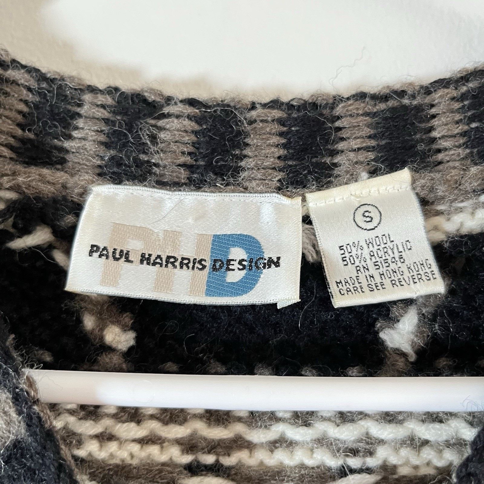 Other VTG Paul Harris Design Men’s Fair Isle Wool Sweater Fit L Size US L / EU 52-54 / 3 - 3 Thumbnail