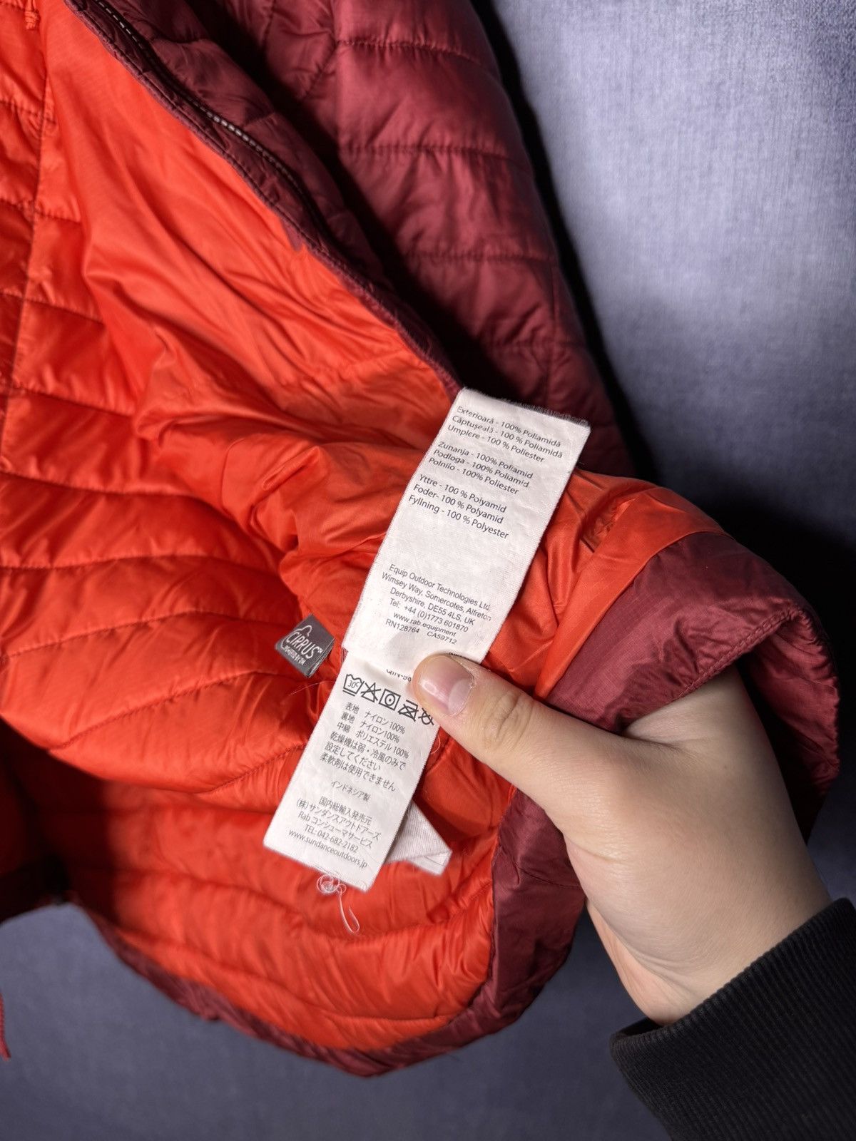 Rab Rab Cirrus Nimbus Jacket Pertex Quantum Puffer Outdoor Size US M / EU 48-50 / 2 - 11 Thumbnail