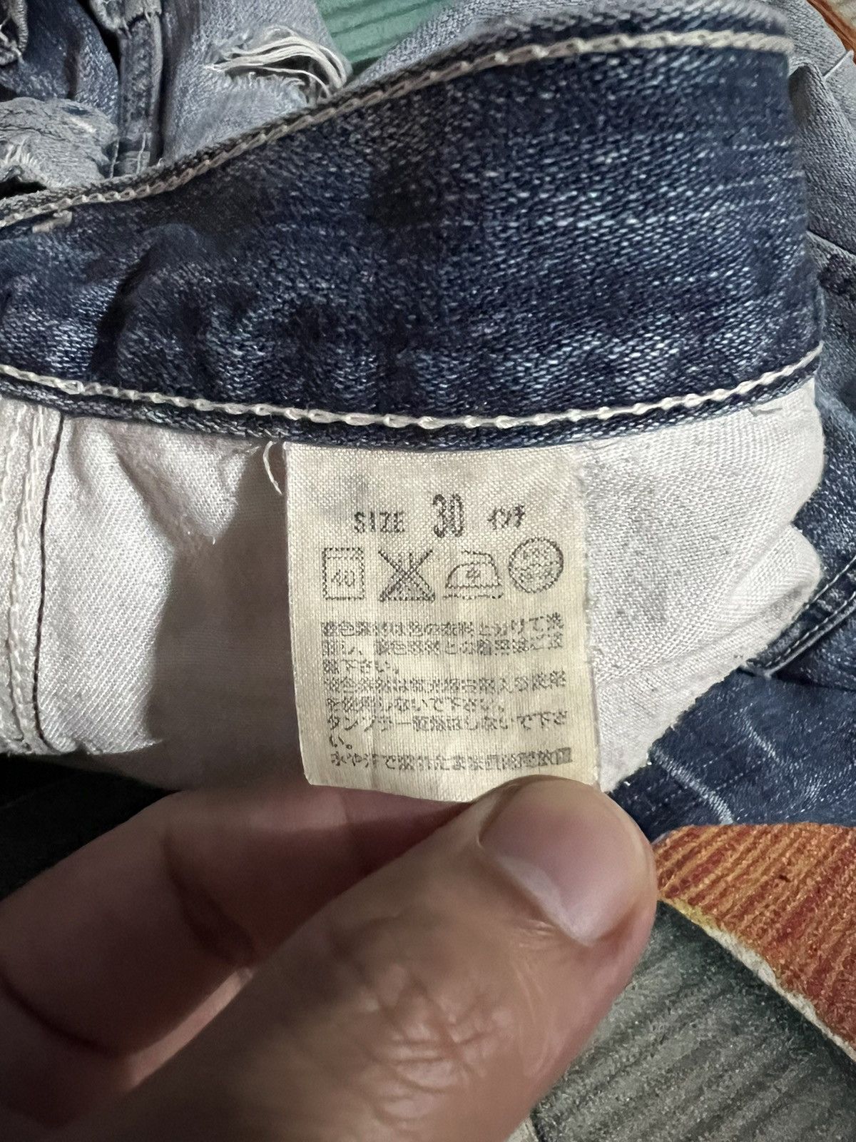 Levi's × Levi's Vintage Clothing Vintage Levis 503 Distressed Short Jeans Size US 30 / EU 46 - 16 Thumbnail