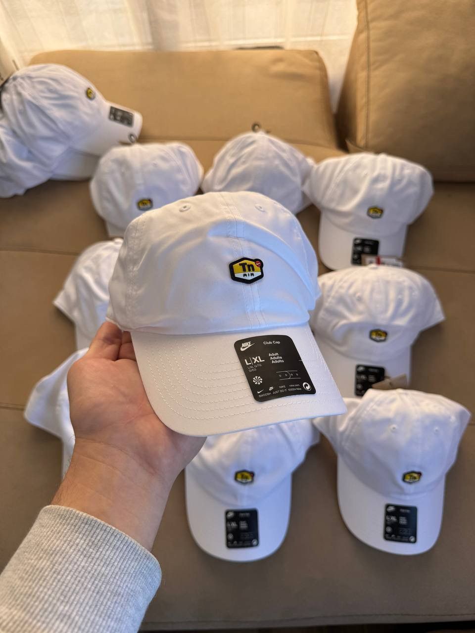 Nike Nike Air Max Plus Tn Cap Hat White Adjustable L/XL New Size ONE SIZE - 1 Thumbnail