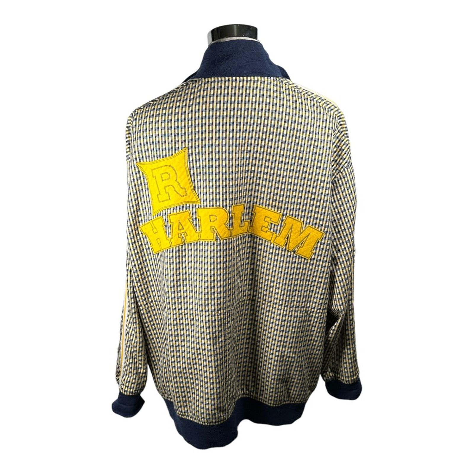 Nike Nike Mens Harlem Rens Jacket Vintage Blue Yellow Stripe XXL Size US XXL / EU 58 / 5 - 2 Thumbnail