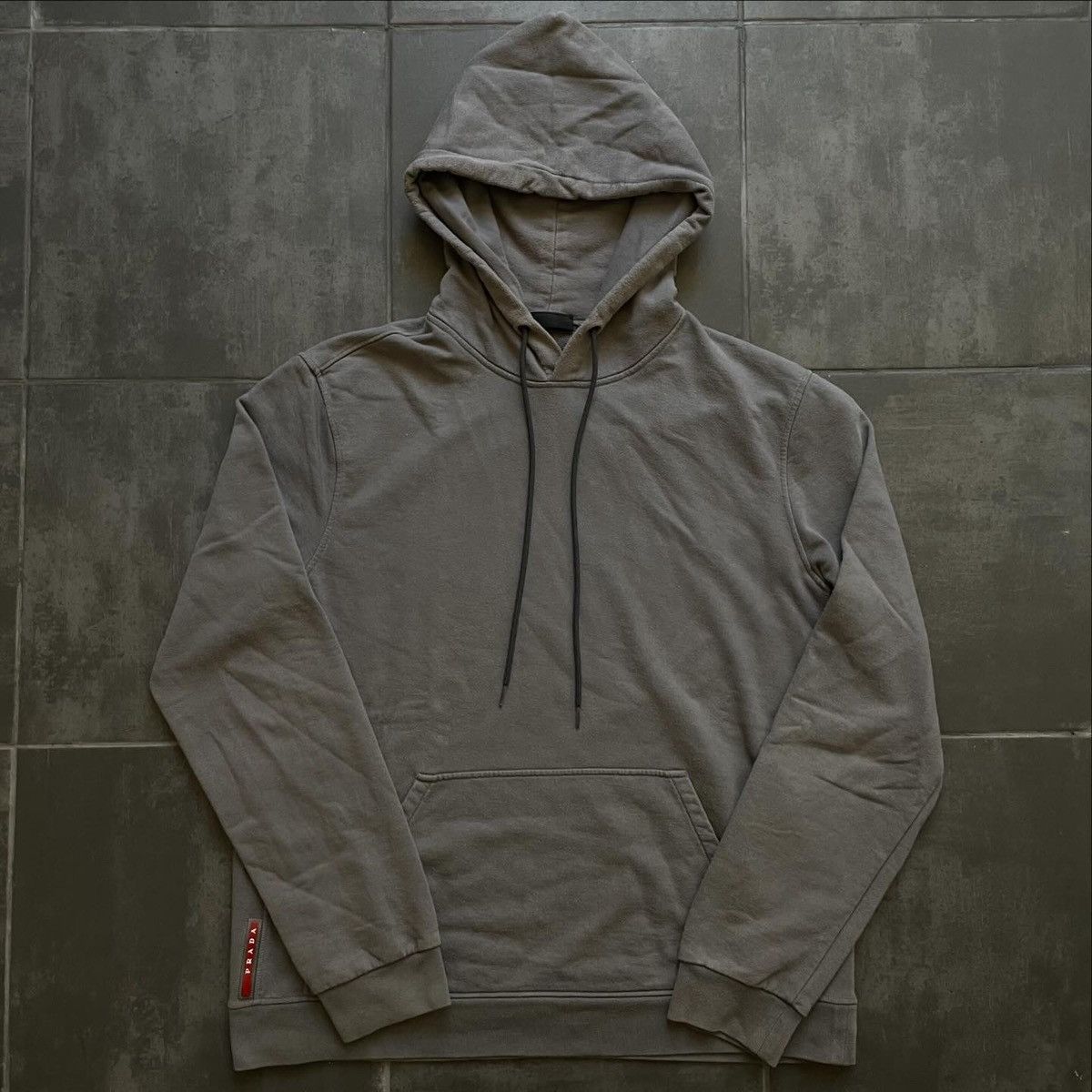 image of Prada Sport Grey Hoodie Xl, Men's