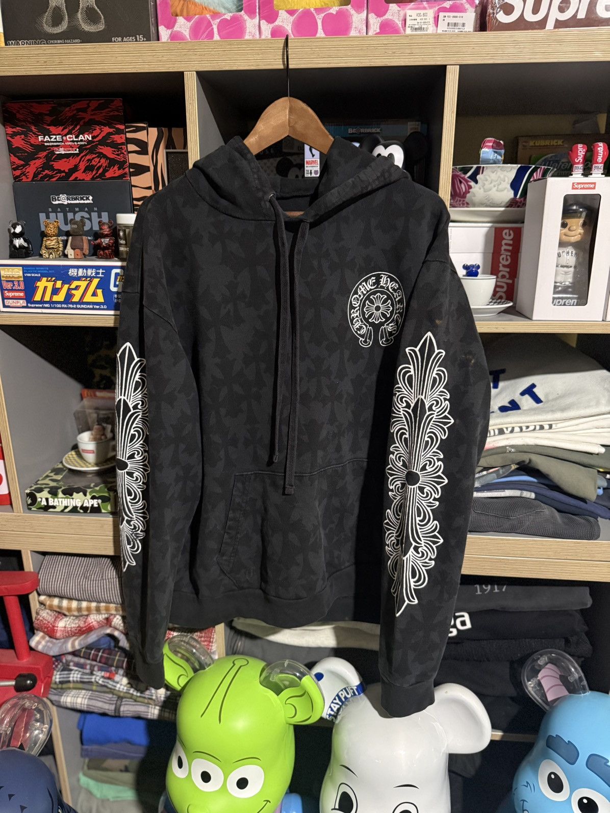 Chrome Hearts Chrome Hearts Black Cross Monogram Hoodie Size US L / EU 52-54 / 3 - 1 Thumbnail