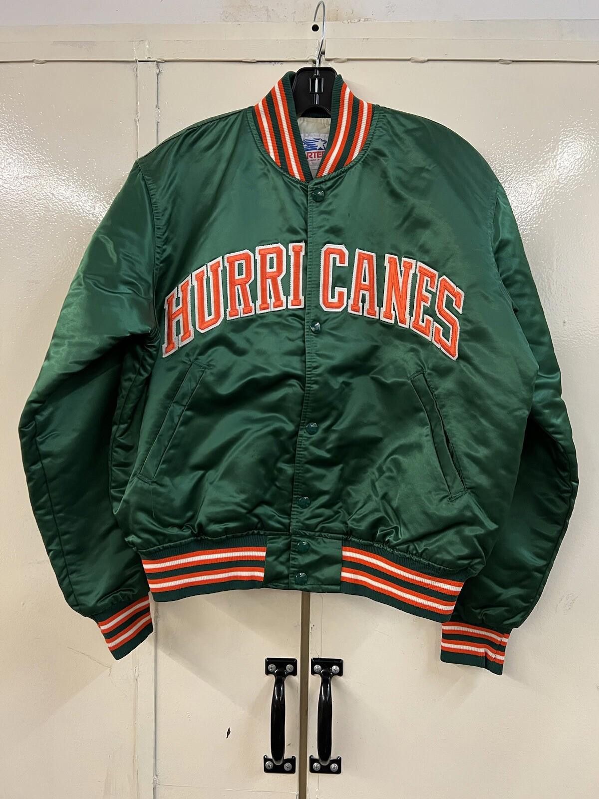 Starter Starter Miami Hurricanes Bomber Satin NCAA Jacket M Medium Size US M / EU 48-50 / 2 - 2 Thumbnail