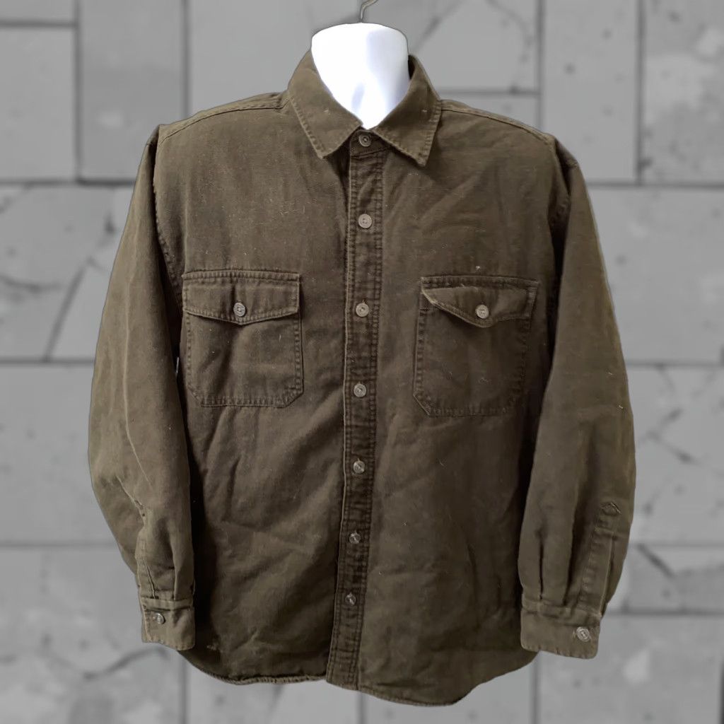 Levi's Levi’s Mens Brown Plaid Lined Button Front Jacket L Size US L / EU 52-54 / 3 - 1 Thumbnail