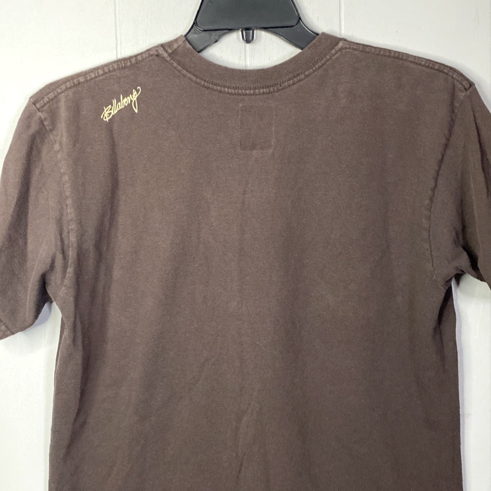 Billabong VINTAGE Billabong T-Shirt Mens M Graphic Print Crew Neck Short Sleeve Brown Black Graphic Punk Grunge Skater 2000s Y2k Goth Retro Surf Rock Mens Size US M / EU 48-50 / 2 - 7 Thumbnail
