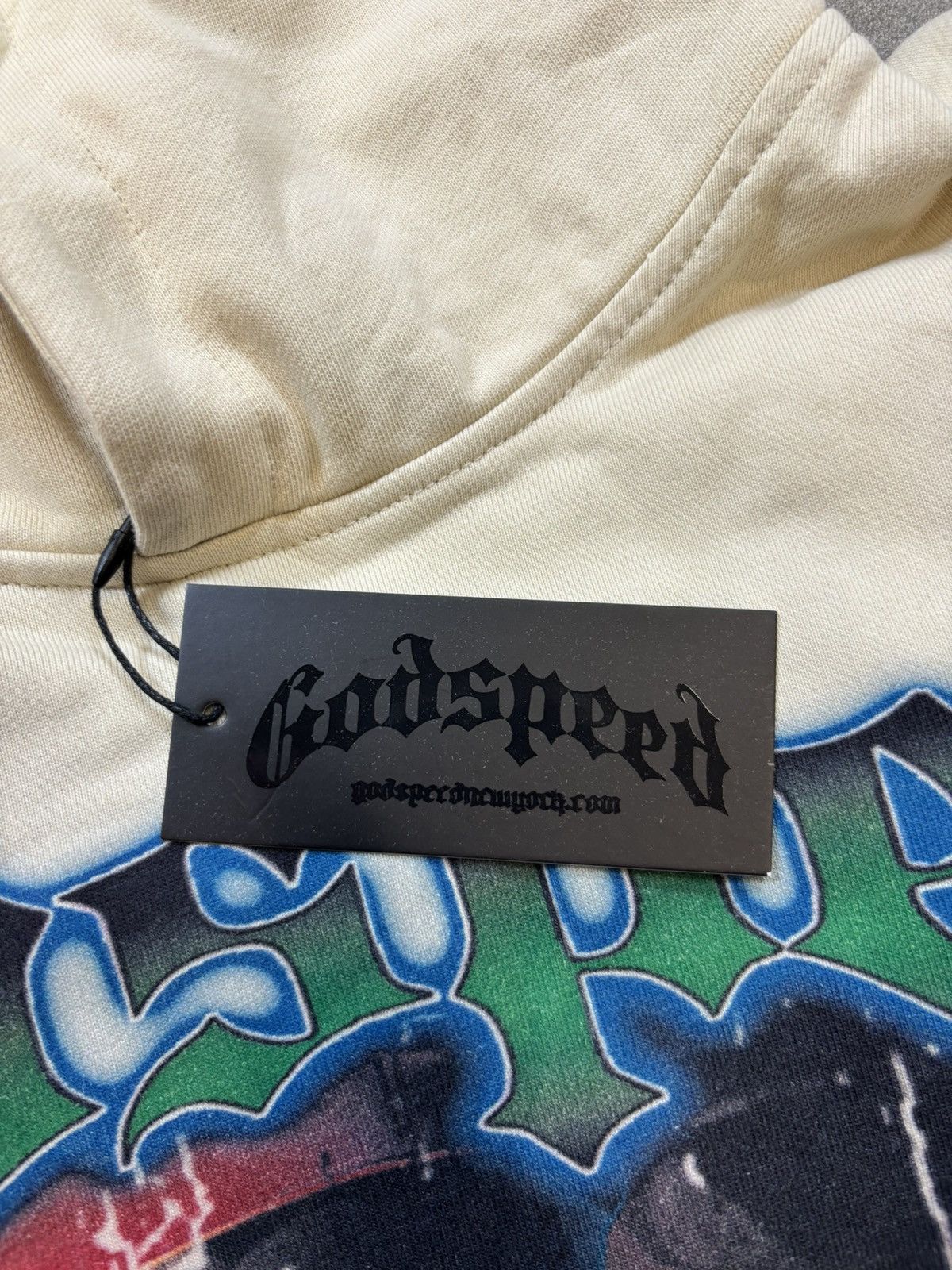Godspeed Godspeed Lifes a Gamble Hoodie, Bone Size US S / EU 44-46 / 1 - 11 Thumbnail
