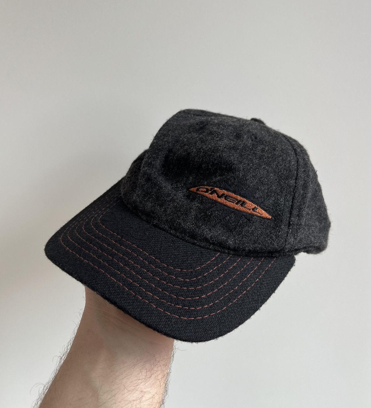 O'Neill × Vintage Vintage Oneill Gray Wool Baseball Cap Surf Hat Size ONE SIZE - 1 Thumbnail