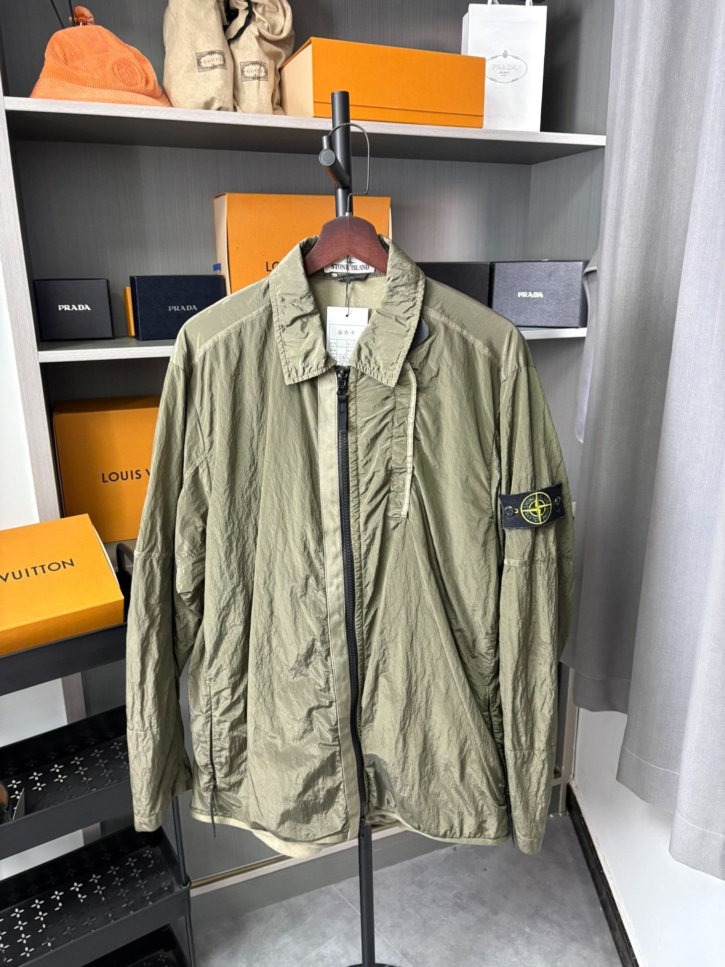 Stone Island Stone Island Nylon Green Light Jacket XL Men Size US XL / EU 56 / 4 - 1 Thumbnail