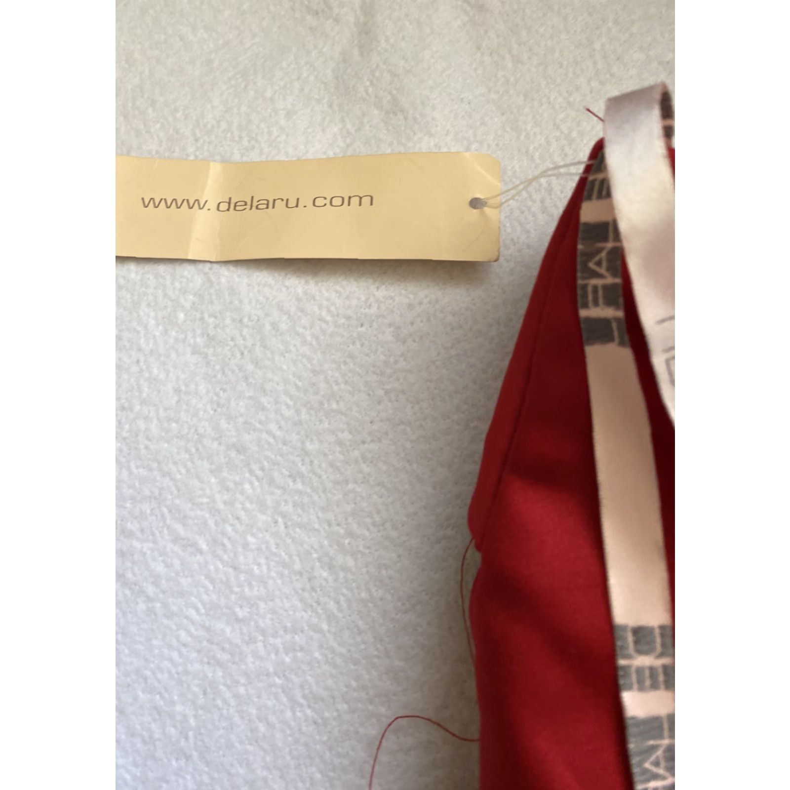 Vintage DeLaru by Sheila Yen Dress Sz 7/8 Red Long Formal Bridesmaid Prom / 21-29 Size ONE SIZE - 3 Thumbnail