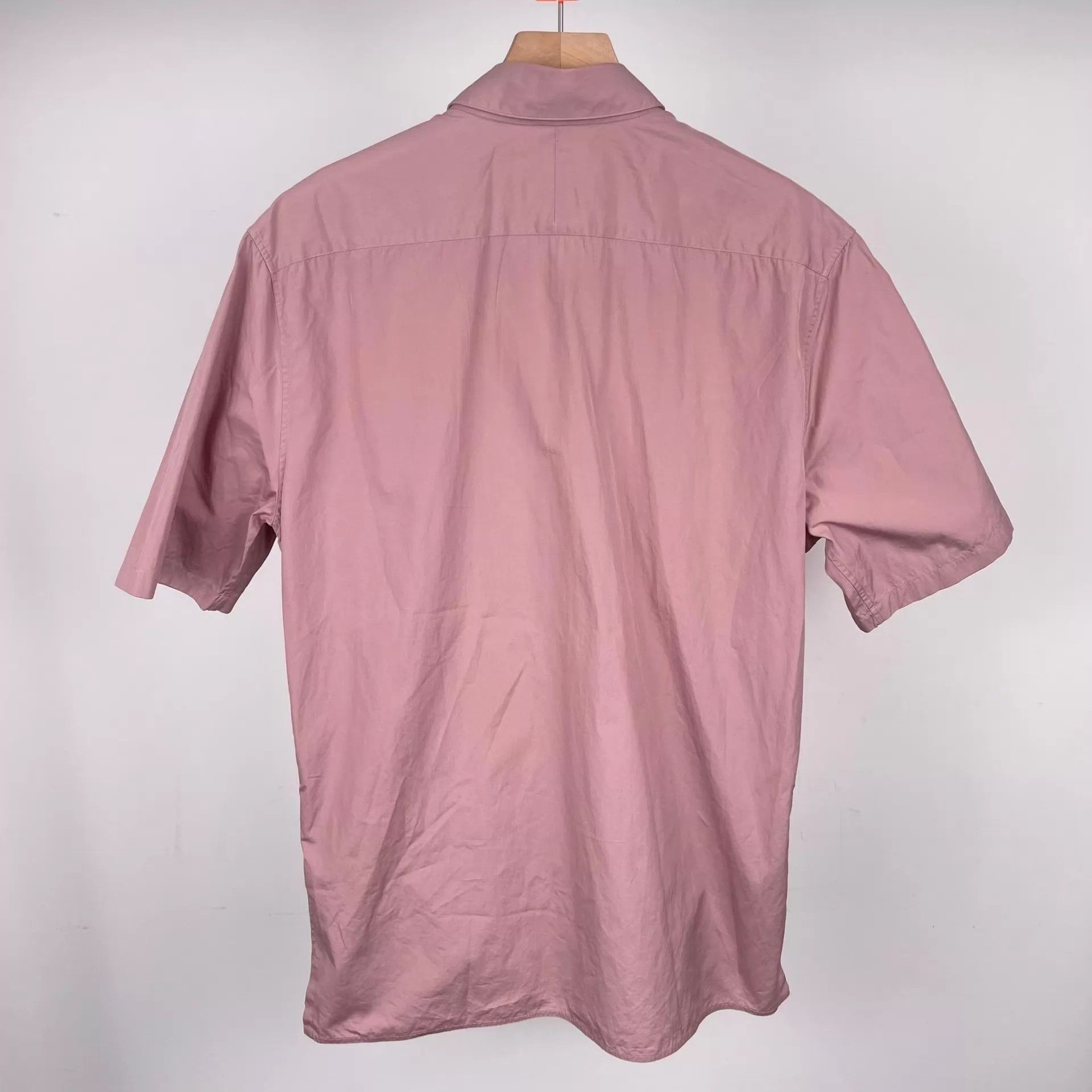 Hermes Hermès Short-Sleeve Shirt Cinnamon Pink 39 Size US M / EU 48-50 / 2 - 2 Thumbnail