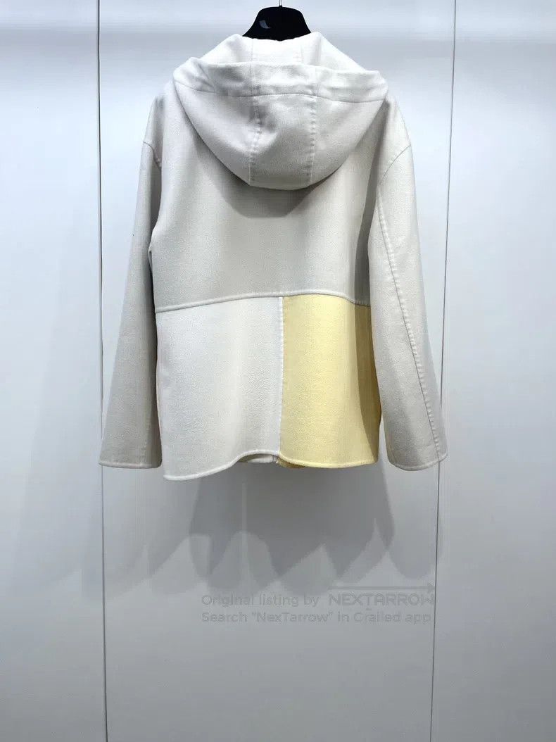 Loro Piana Loro Piana Color-Blocked Zip-Up Hooded Cashmere Jacket Size XS / US 0-2 / IT 36-38 - 2 Thumbnail