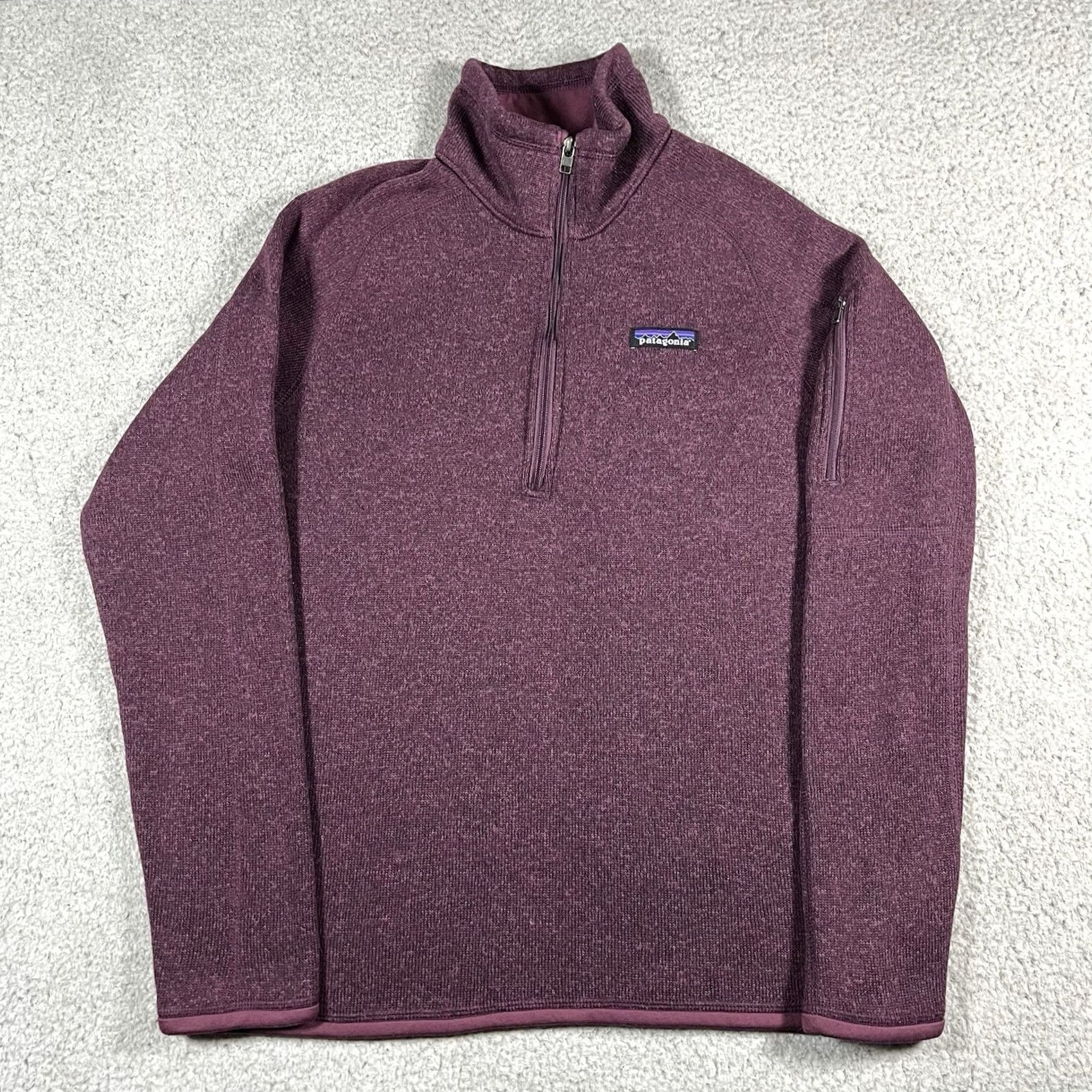 Patagonia Patagonia Jacket Womens L 1/4 Zip Fleece Pullover Outdoor Burgundy Red Outdoor Hiking Jacket Womens L Patagonia Size L / US 10 / IT 46 - 5 Thumbnail