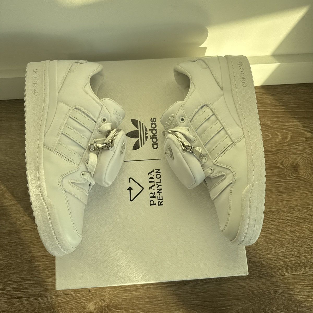Adidas × Prada Prada adidas Forum Low white Size US 9 / EU 42 - 1 Thumbnail