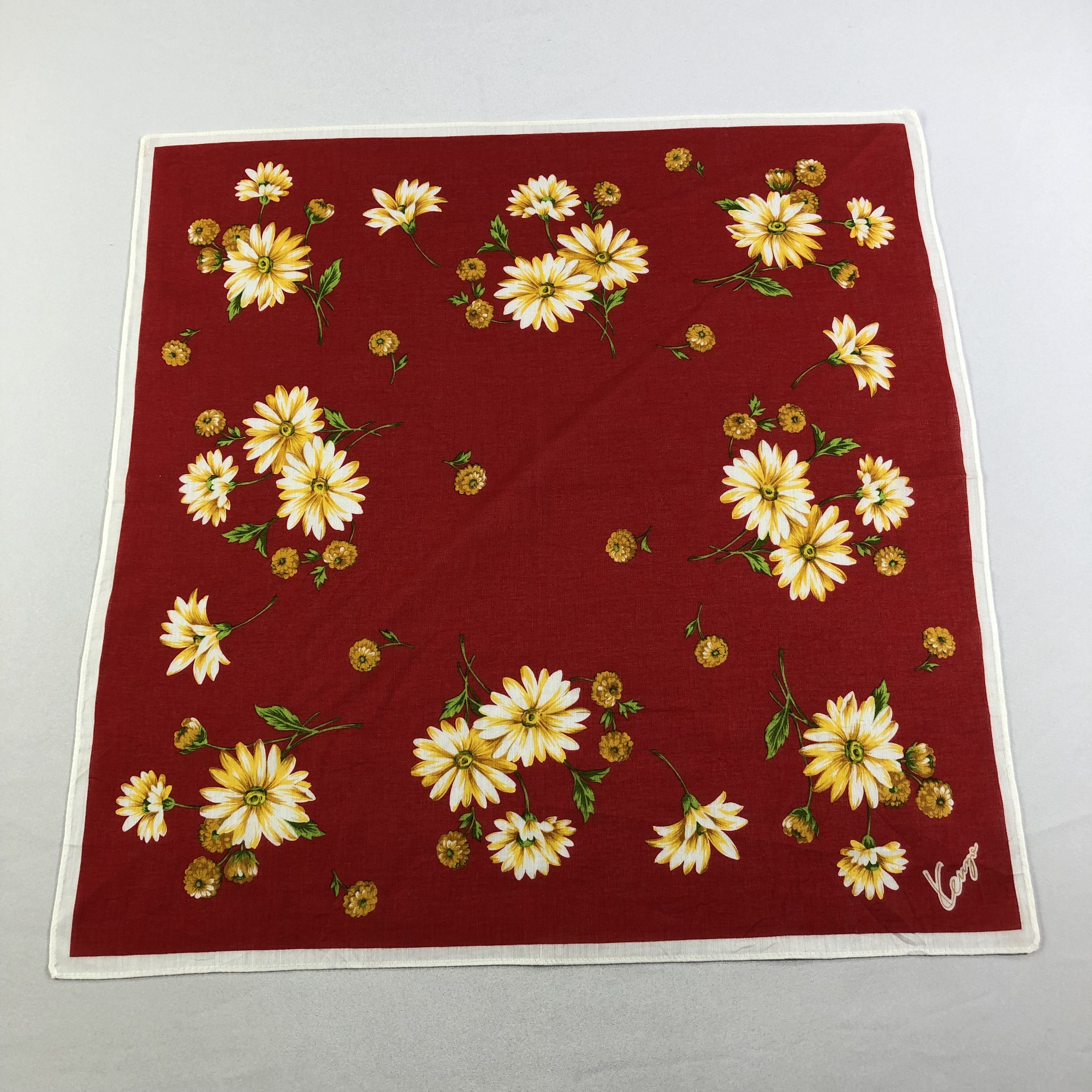 Kenzo Kenzo Handkerchief Neckerchief Bandana H1732 Size ONE SIZE - 2 Thumbnail