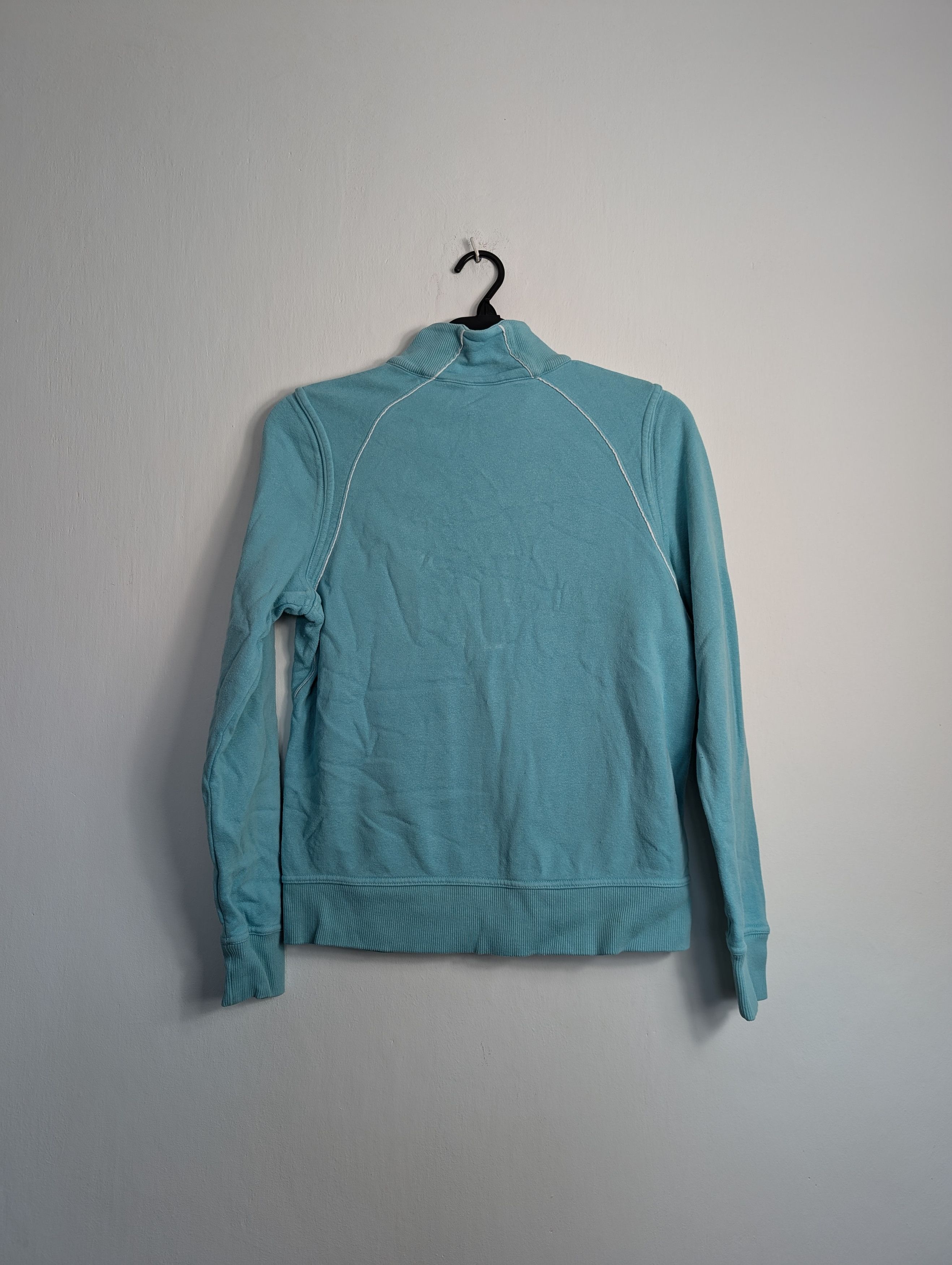 Nike Nike Women's Zip Sweatshirt Turquoise Crewneck Vintage Size M / US 6-8 / IT 42-44 - 4 Thumbnail