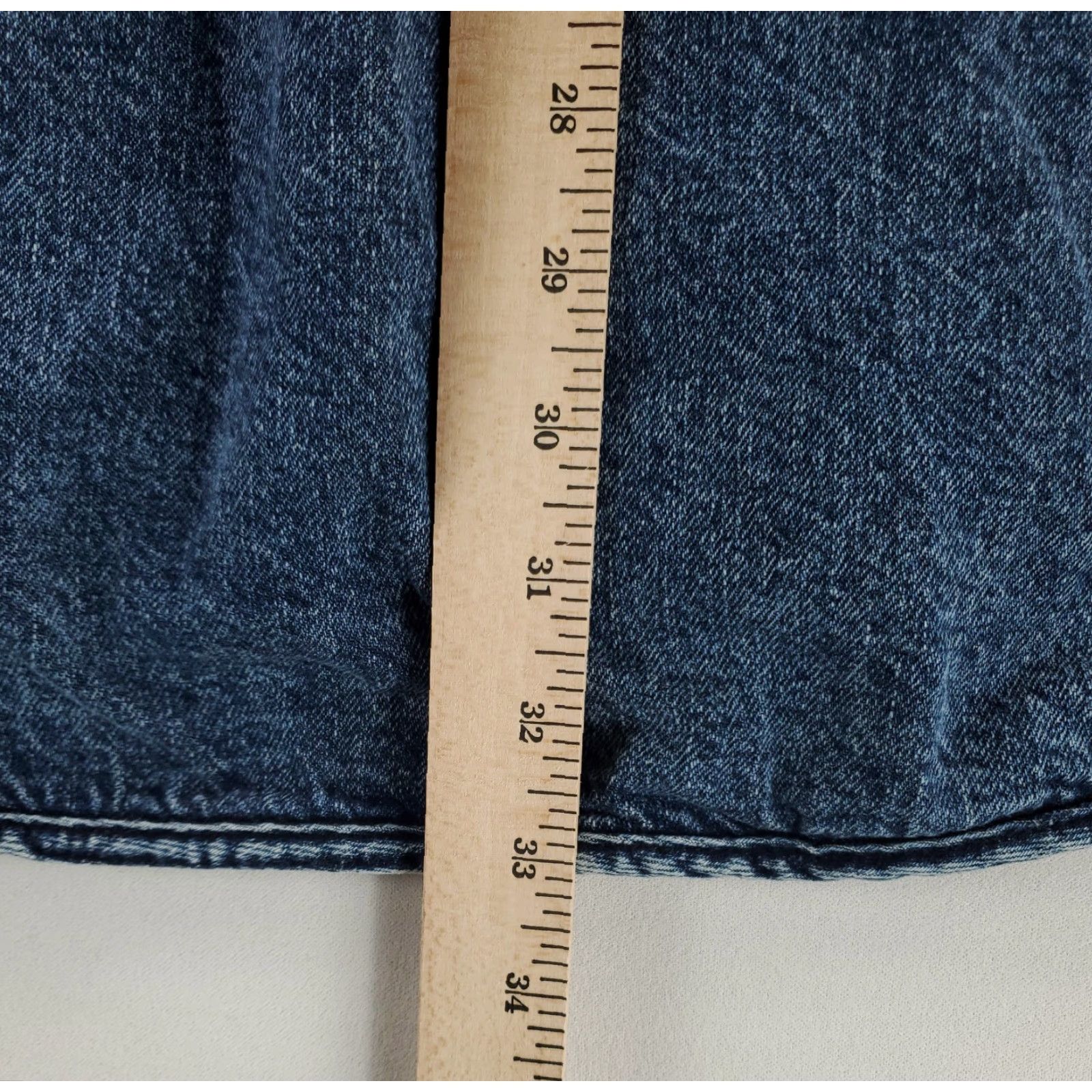 Vintage We The Free Denim Shirt Jacket Snap Blue Long Sleeve Womens XL Shirt Jacket Women Blue Denim XL Size XL / US 12-14 / IT 48-50 - 5 Thumbnail