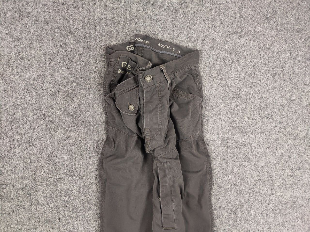 G-Star Vintage G star Raw 5204 Cargo Elwood Gray Bondage Pants Size US 32 / EU 48 - 4 Thumbnail