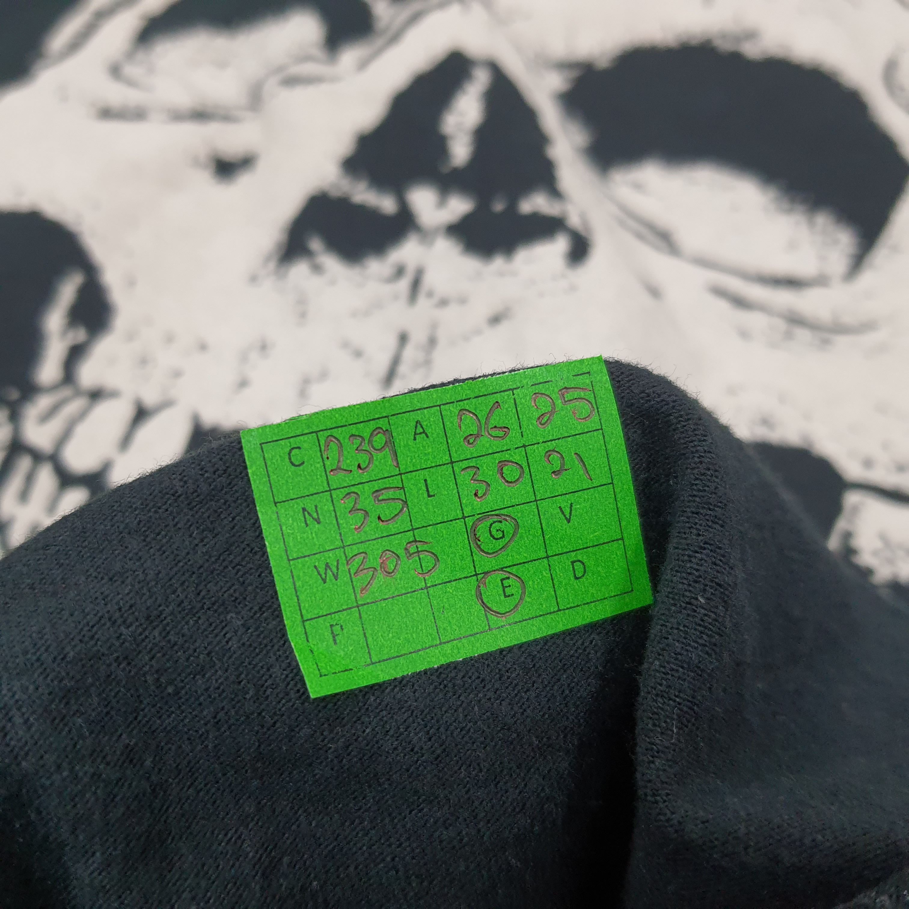 Hysteric Glamour Vintage Hysteric Glamour Skull Long Sleeve Tshirt C239N35 Size US XXL / EU 58 / 5 - 10 Thumbnail