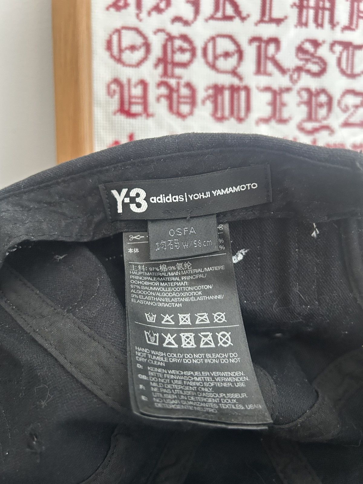 Yohji Yamamoto Rare👌 Yohji Yamamoto Y-3 felt cap Size ONE SIZE - 11 Thumbnail