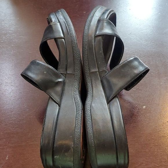 Harley Davidson Harley-Davidson Enchanted Black Sz. 7.5 Platform Sandals Size US 7.5 / IT 37.5 - 5 Thumbnail